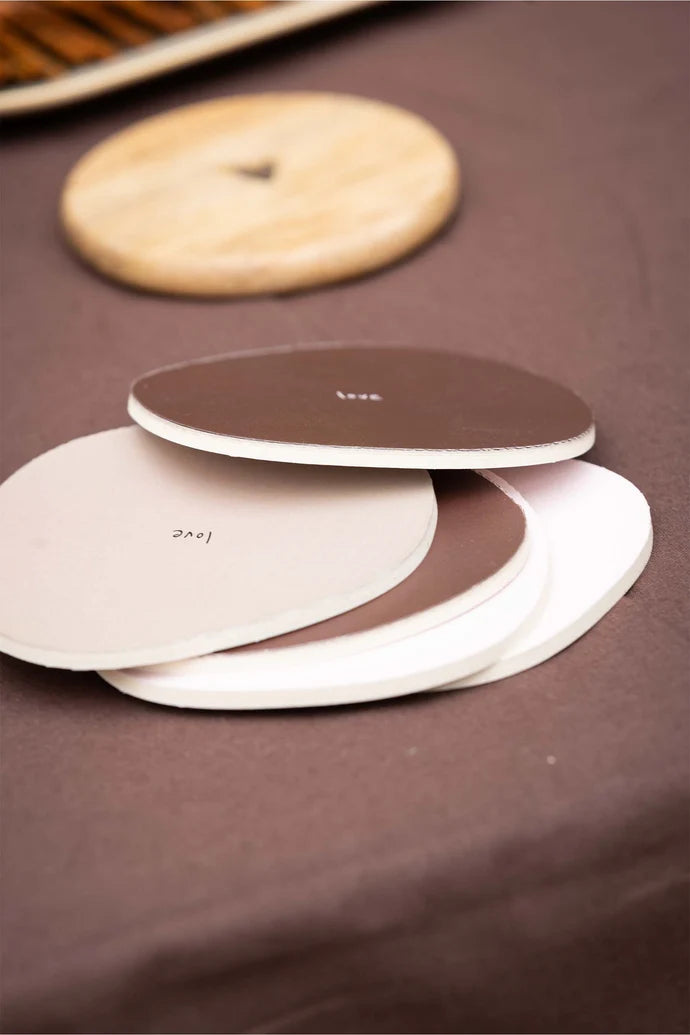Zusss | Onderzetters Happy Home set van 6