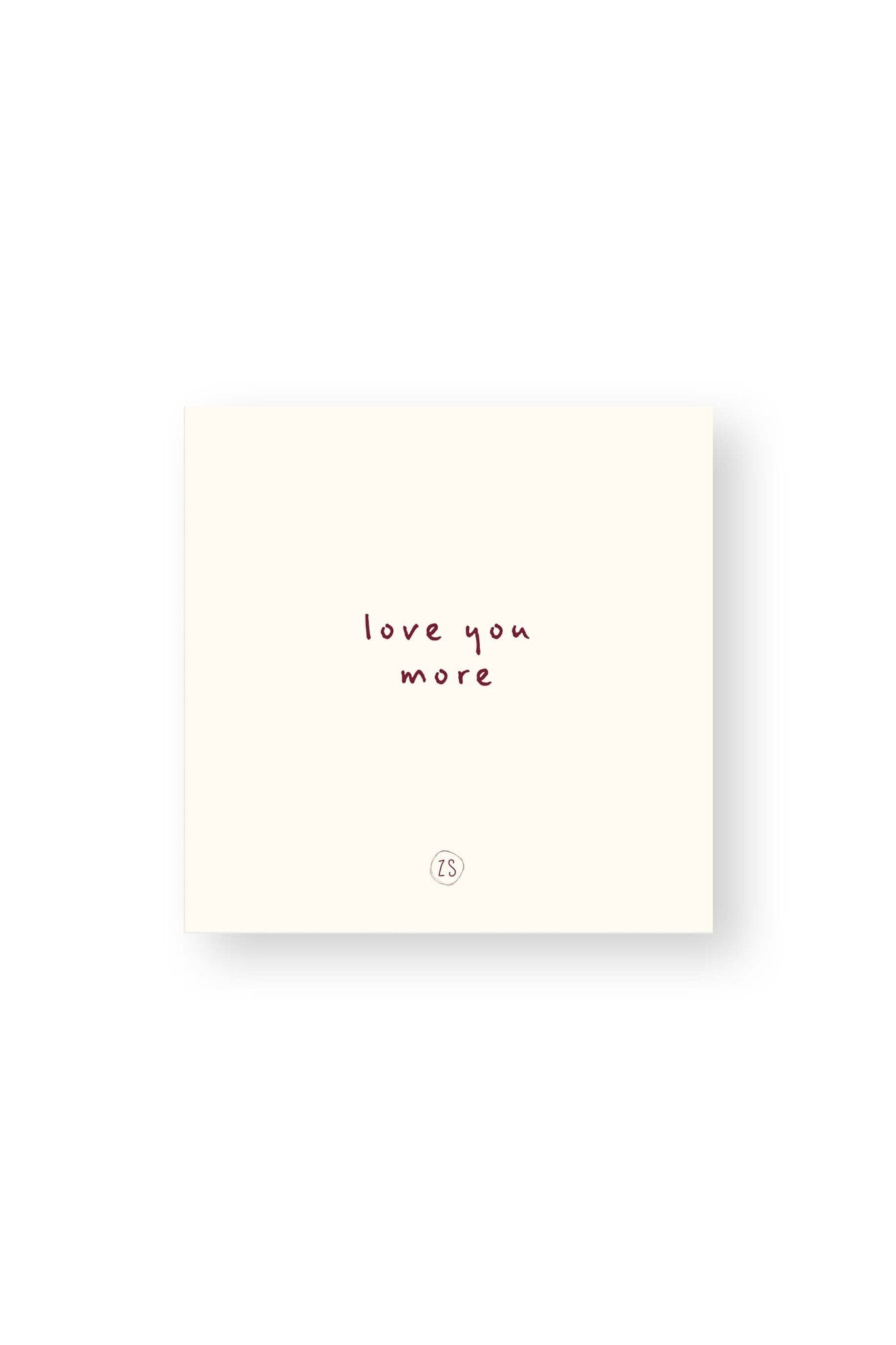 Zusss | Servetten love you more off white/rood