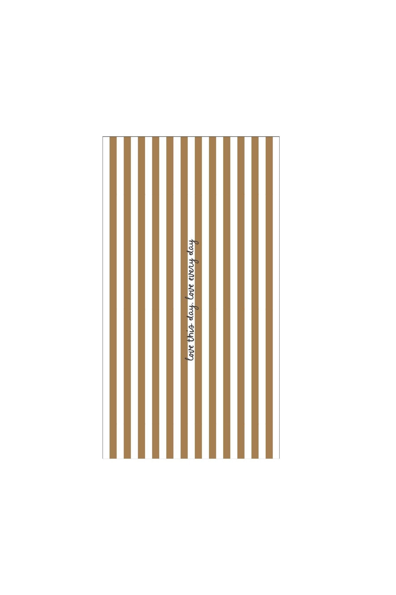 Zusss | Servetten Love this day streep 11x20 cm