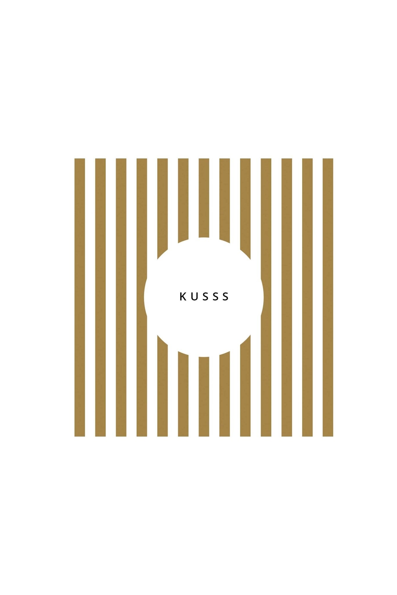 Zusss | Servetten Kusss streep 12.5x12.5cm