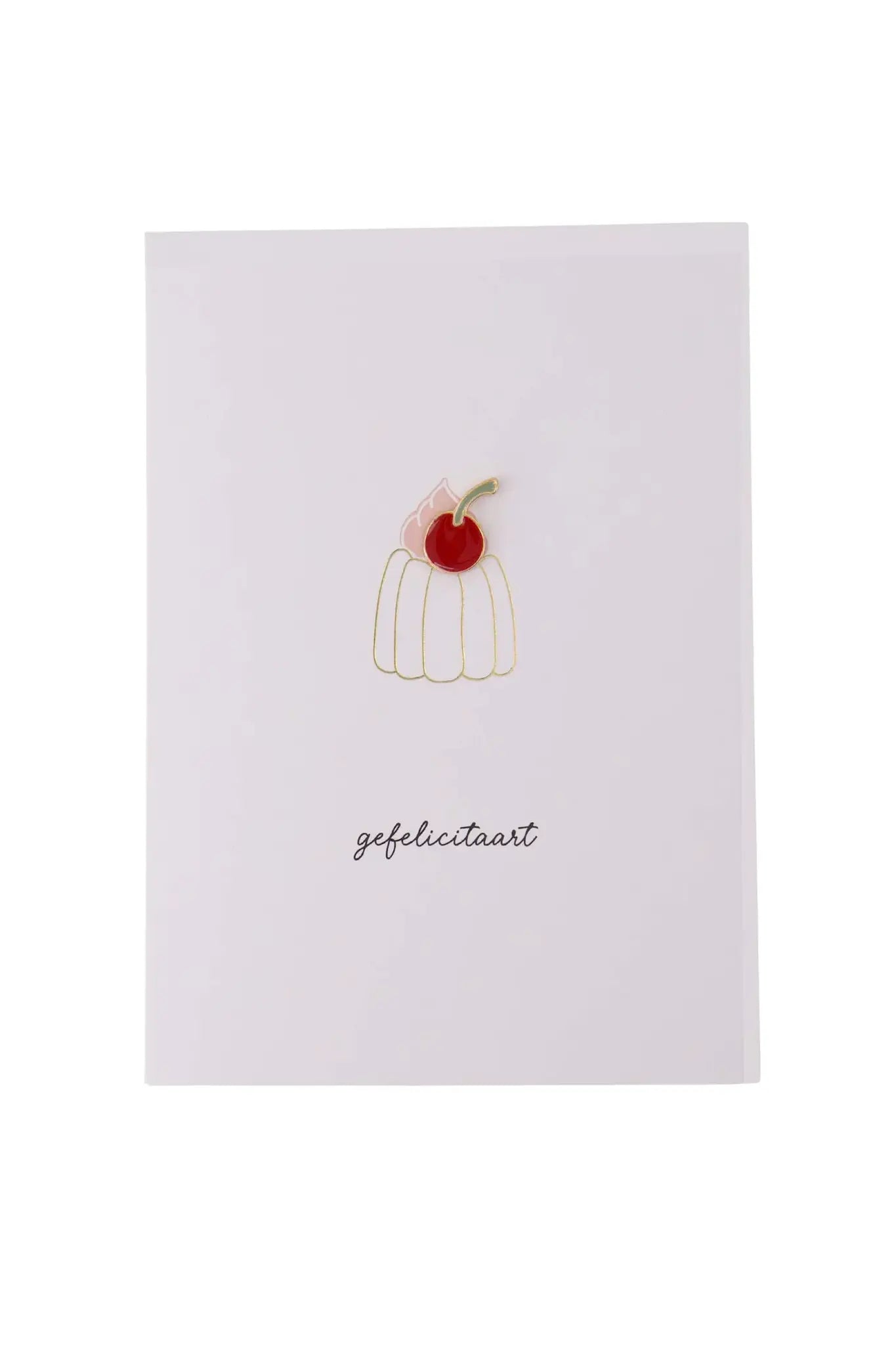 Zusss | Wenskaart broche gefelicitaart