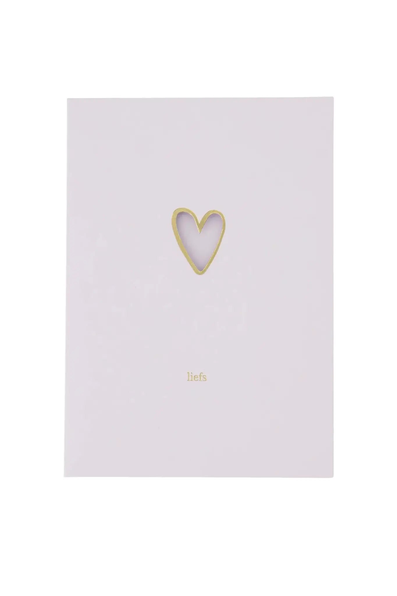 Zusss | Wenskaart hart liefs