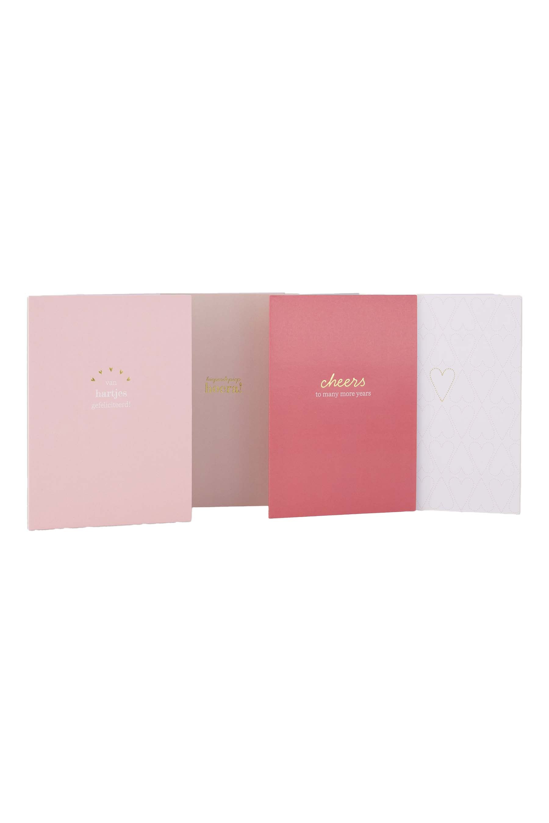 Zusss | Set van 4 wenskaarten verjaardag