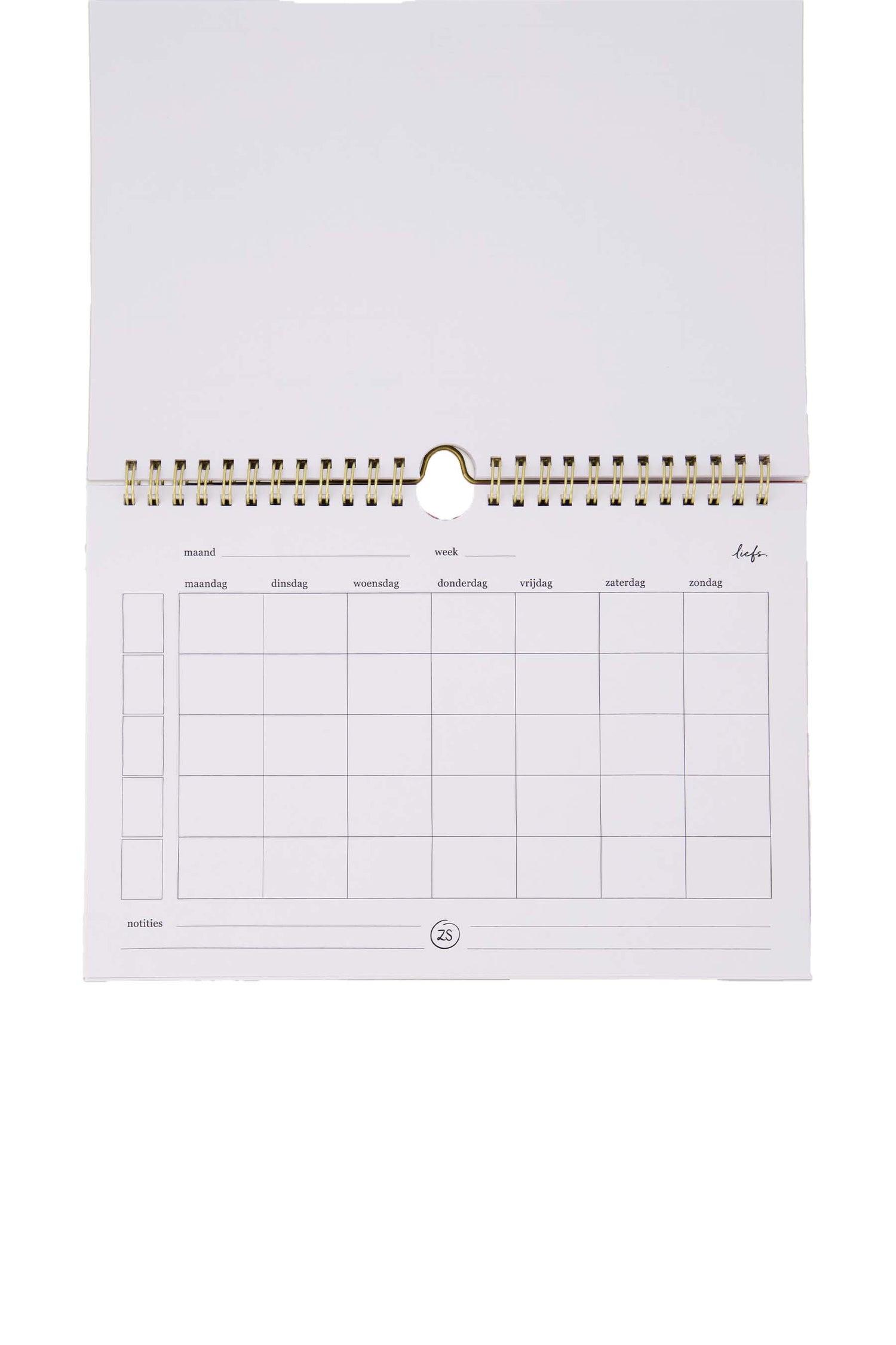 Zusss | Weekplanner today is a lovely day hartje