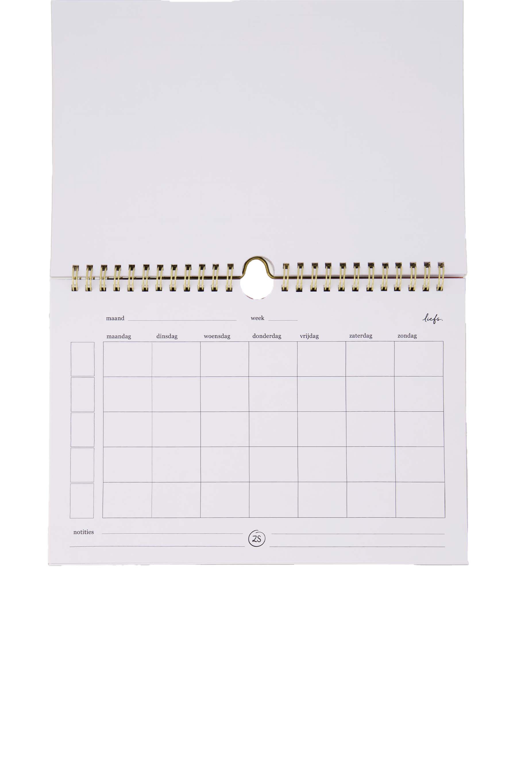 Zusss | Weekplanner today is a lovely day hartje