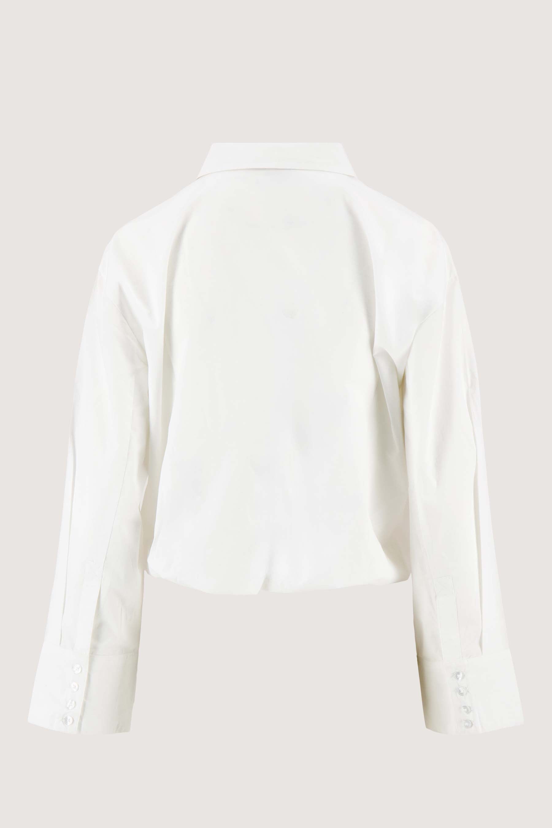 Zusss | Blouse balloon off white