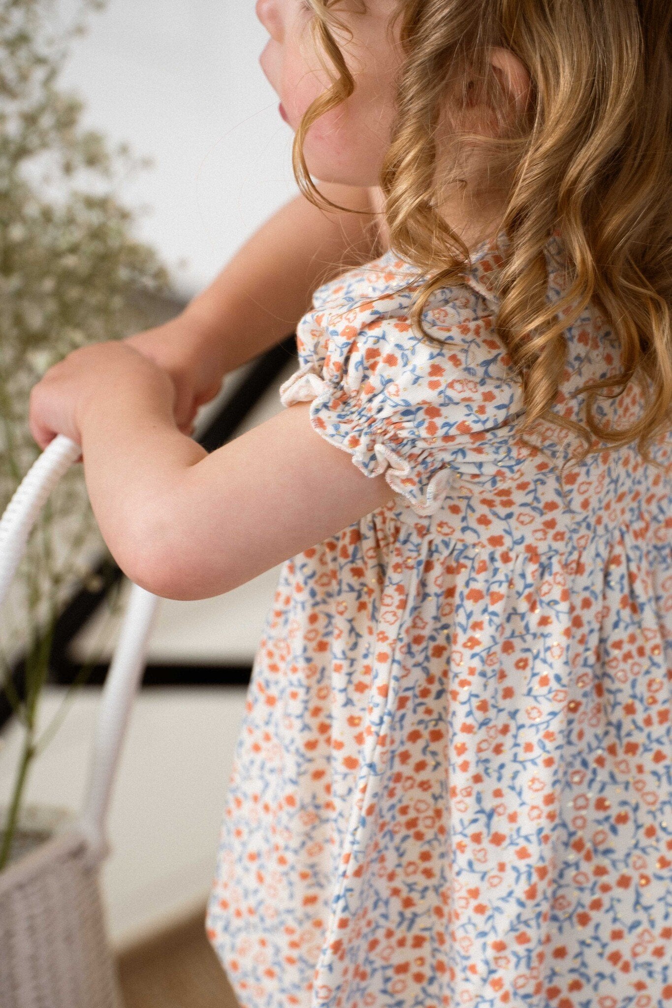 House of Jamie | Jurk baby collar peach blush