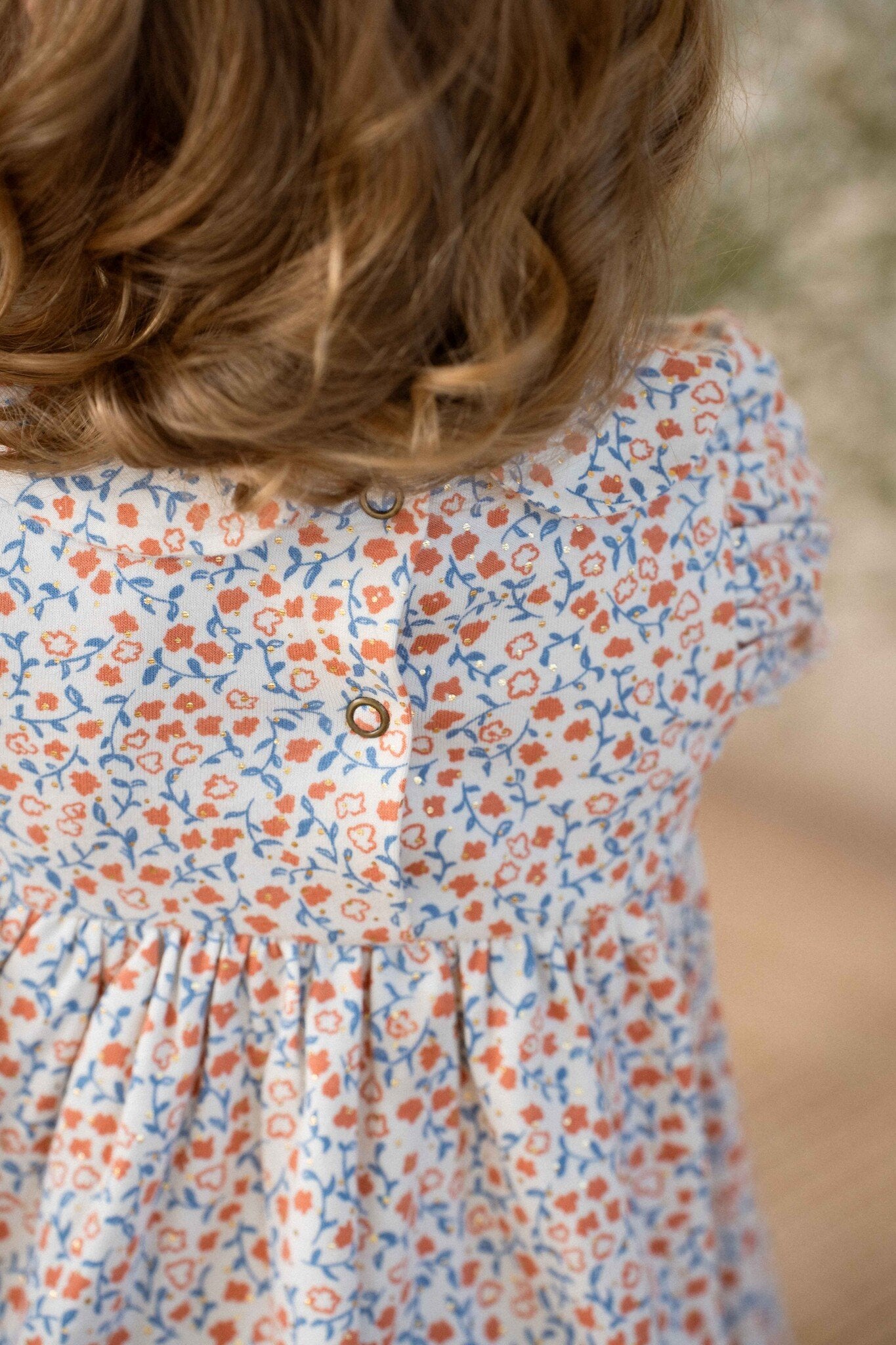 House of Jamie | Jurk baby collar peach blush