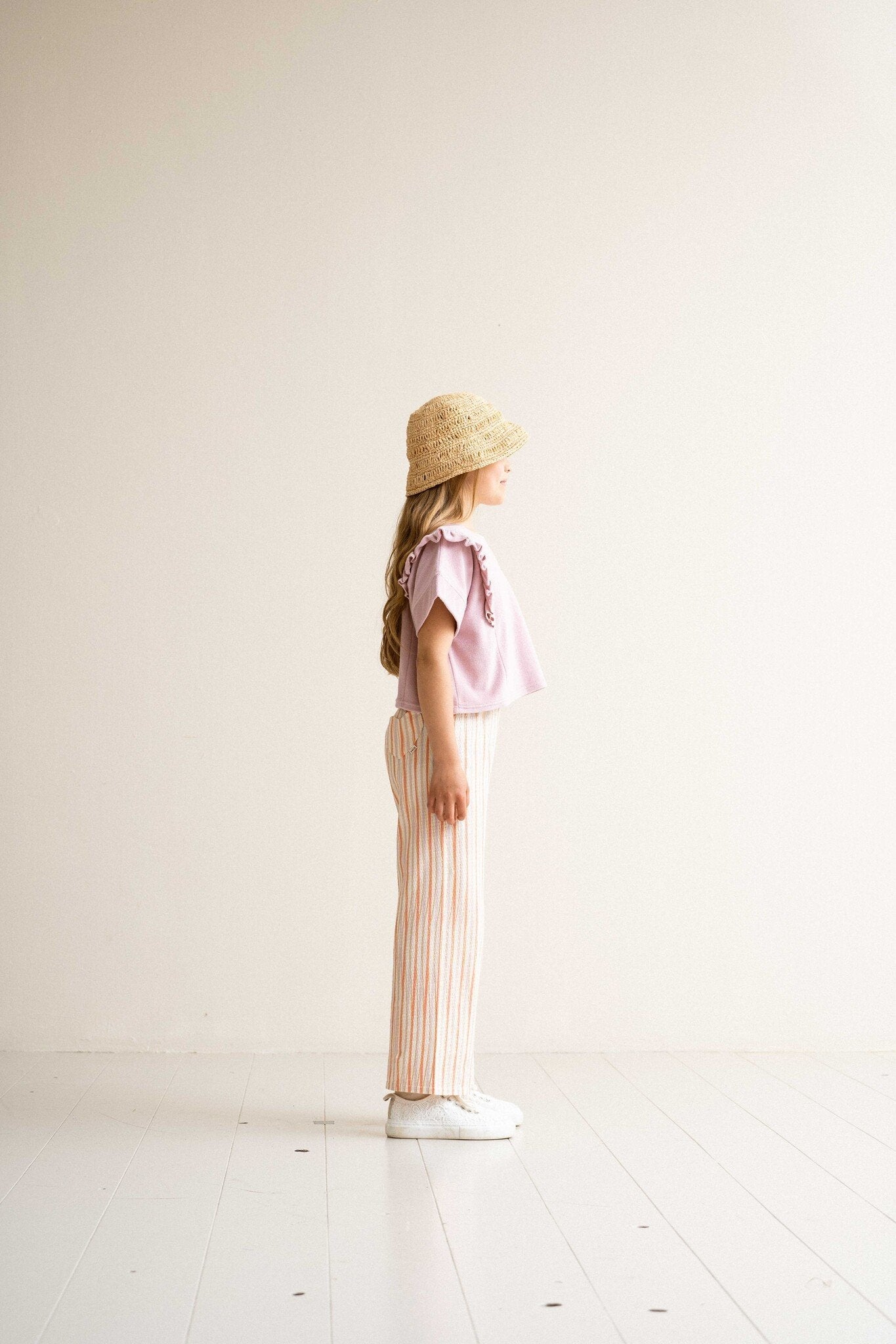 House of Jamie | Top ruffled rose lilac
