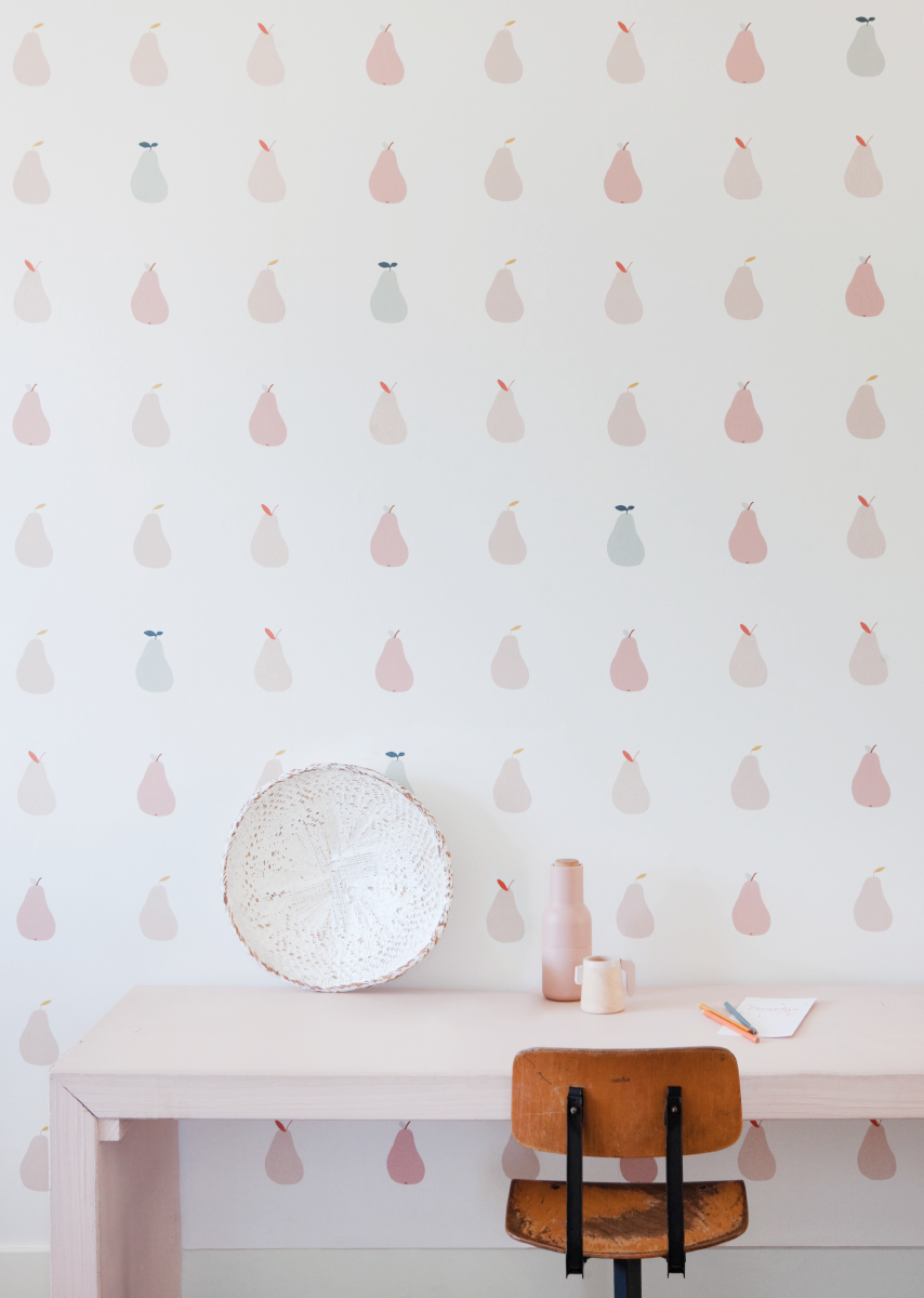 Bibelotte | Behang Peertjes roze