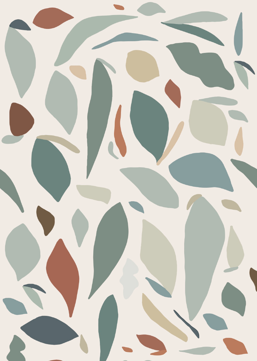 Bibelotte | Behang Fruitig blauw