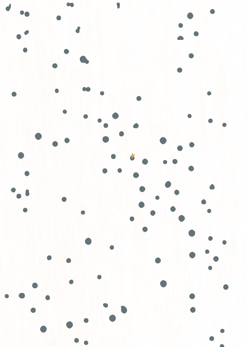 Bibelotte | Behang Dottig denimblauw