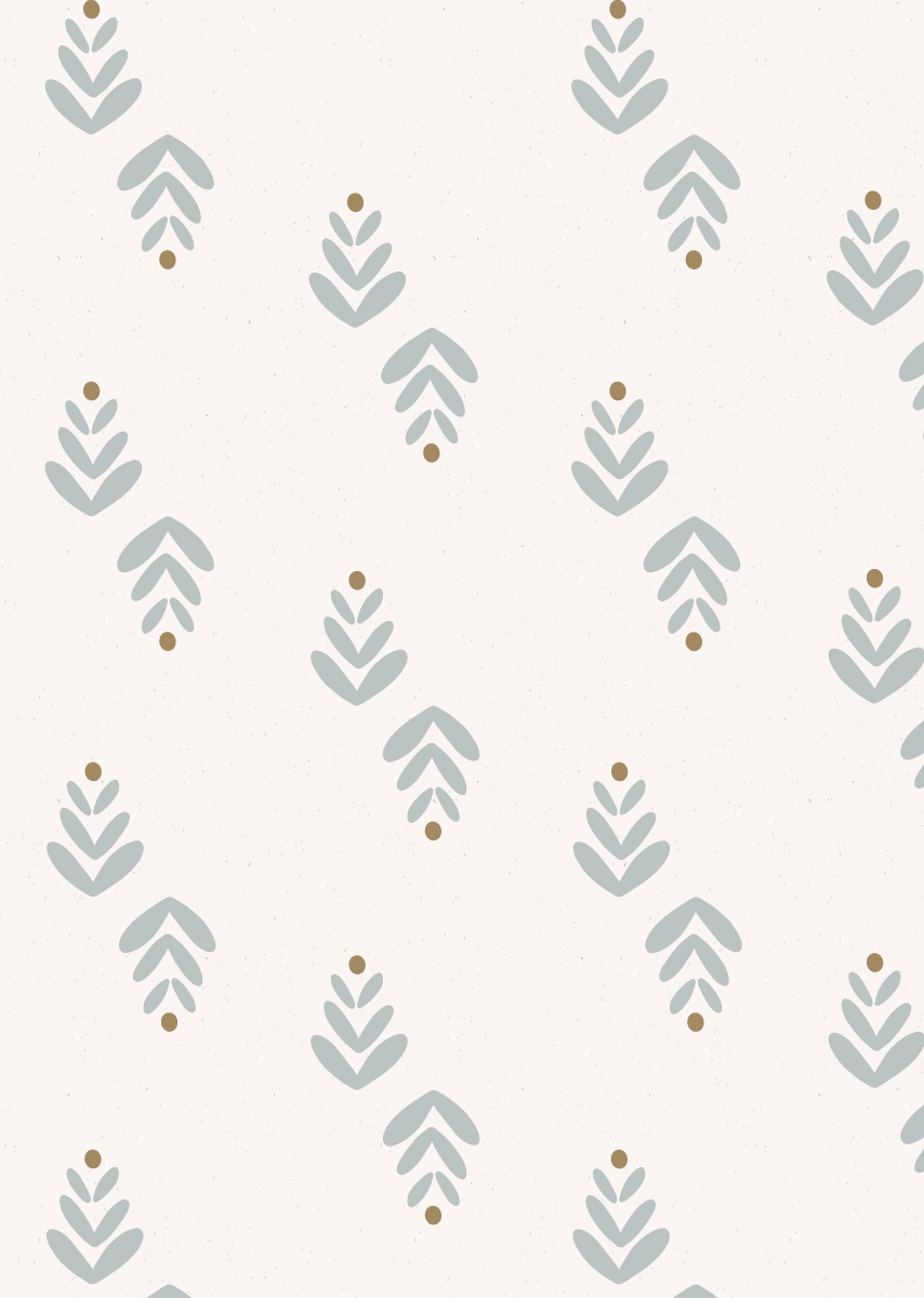 Bibelotte | Behang Cappuccino blauw