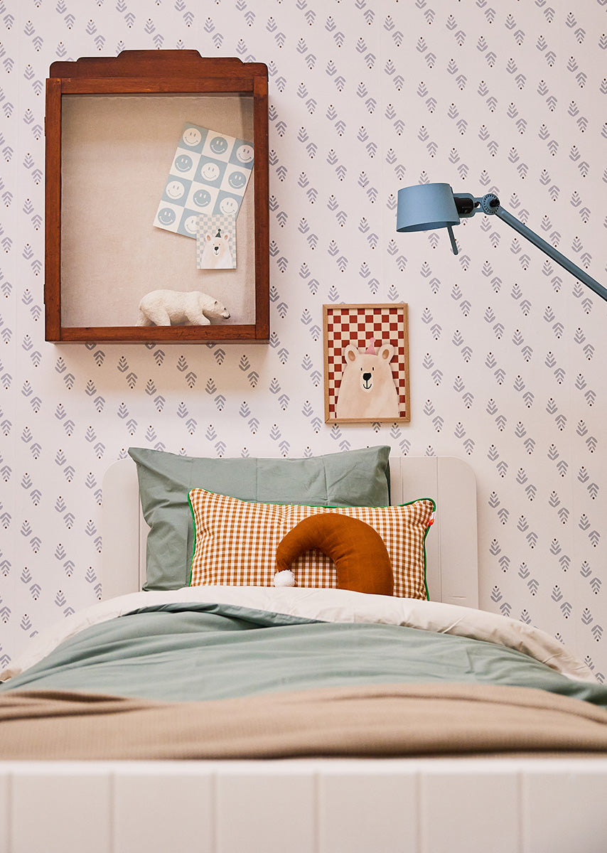 Bibelotte | Behang Cappuccino blauw