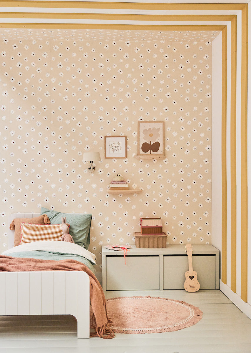 Bibelotte | Behang Madelief geel