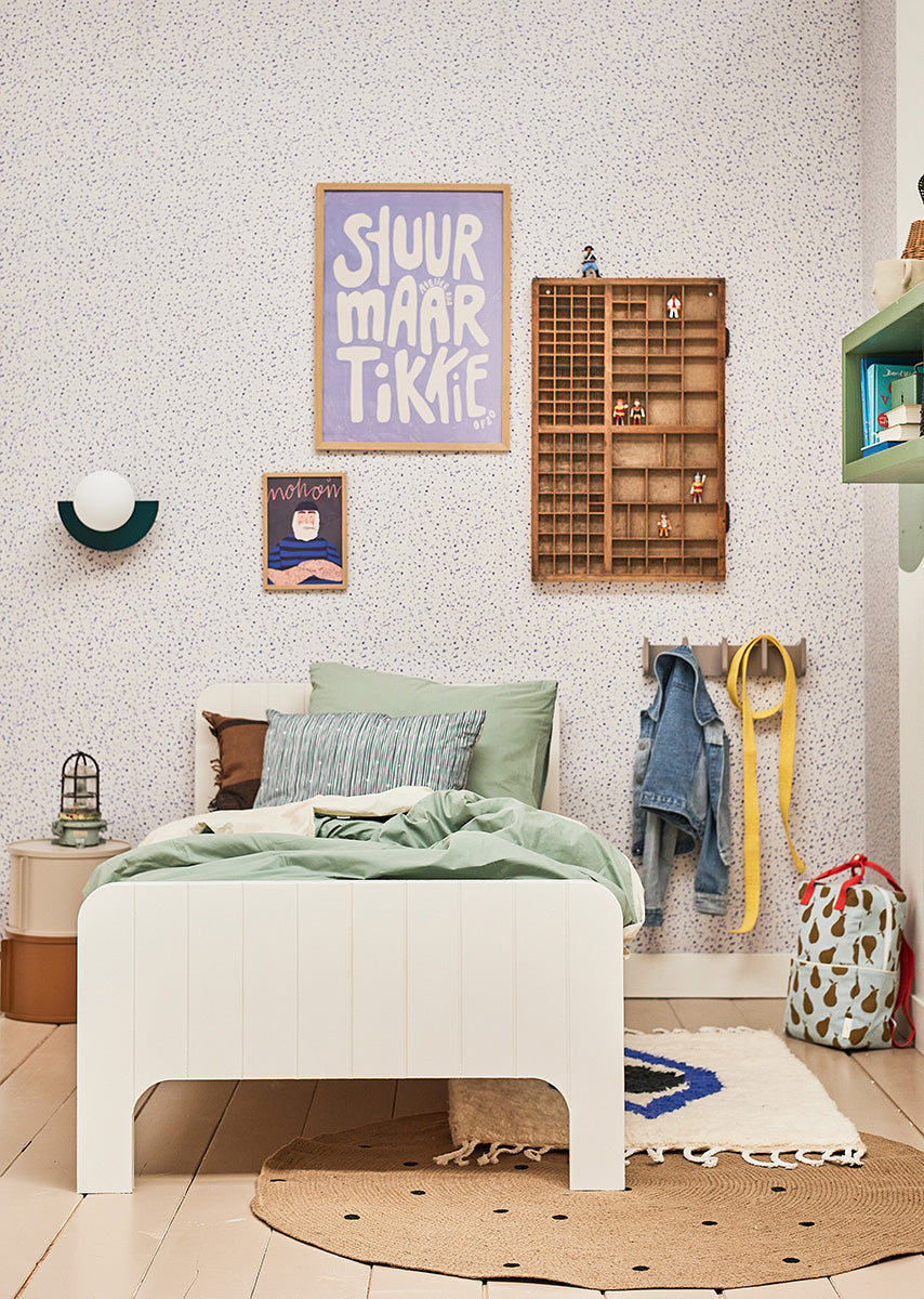 Bibelotte | Behang Terrazzo Kobalt