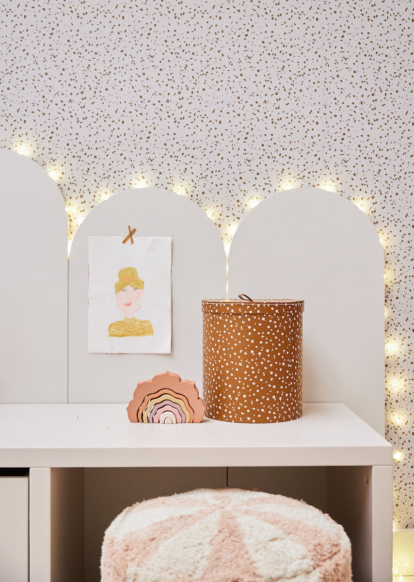 Bibelotte | Behang Terrazzo Olijf