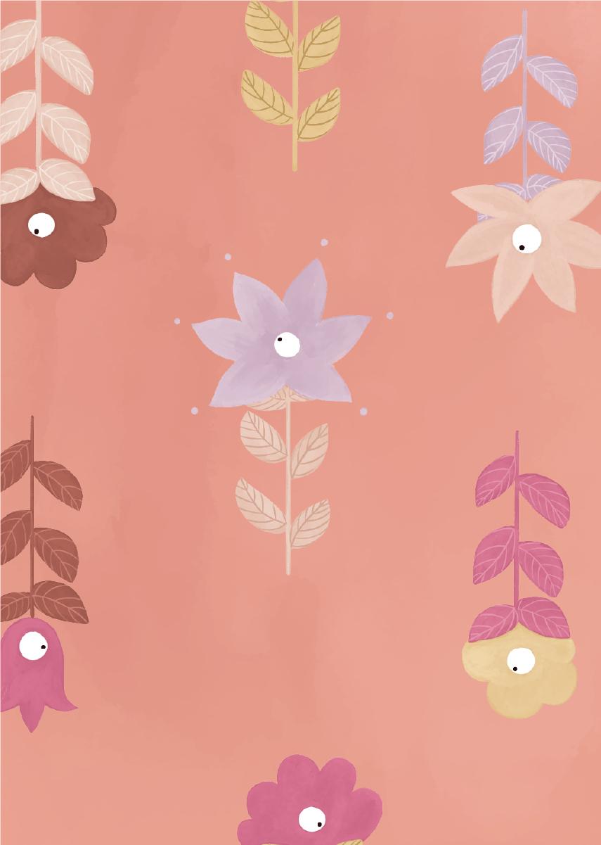 Bibelotte | Behang Bohemian roze