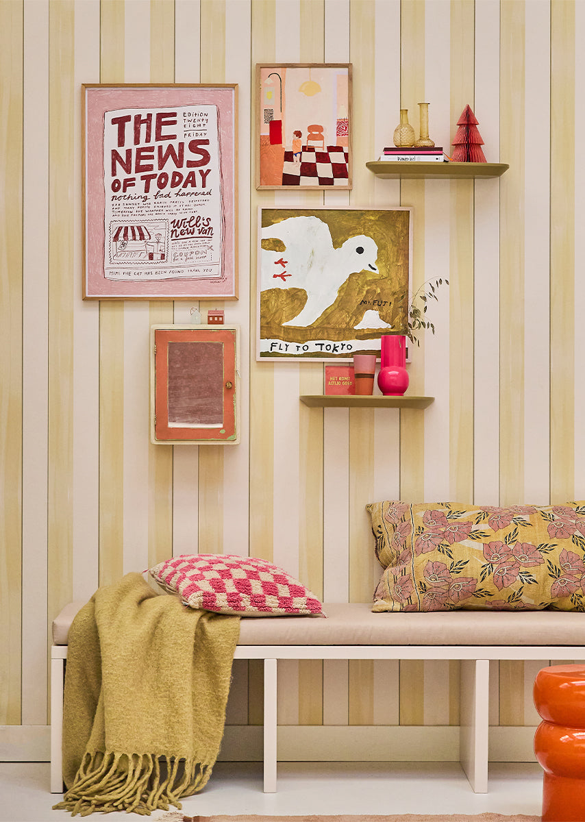 Bibelotte | Behang Nola citroen