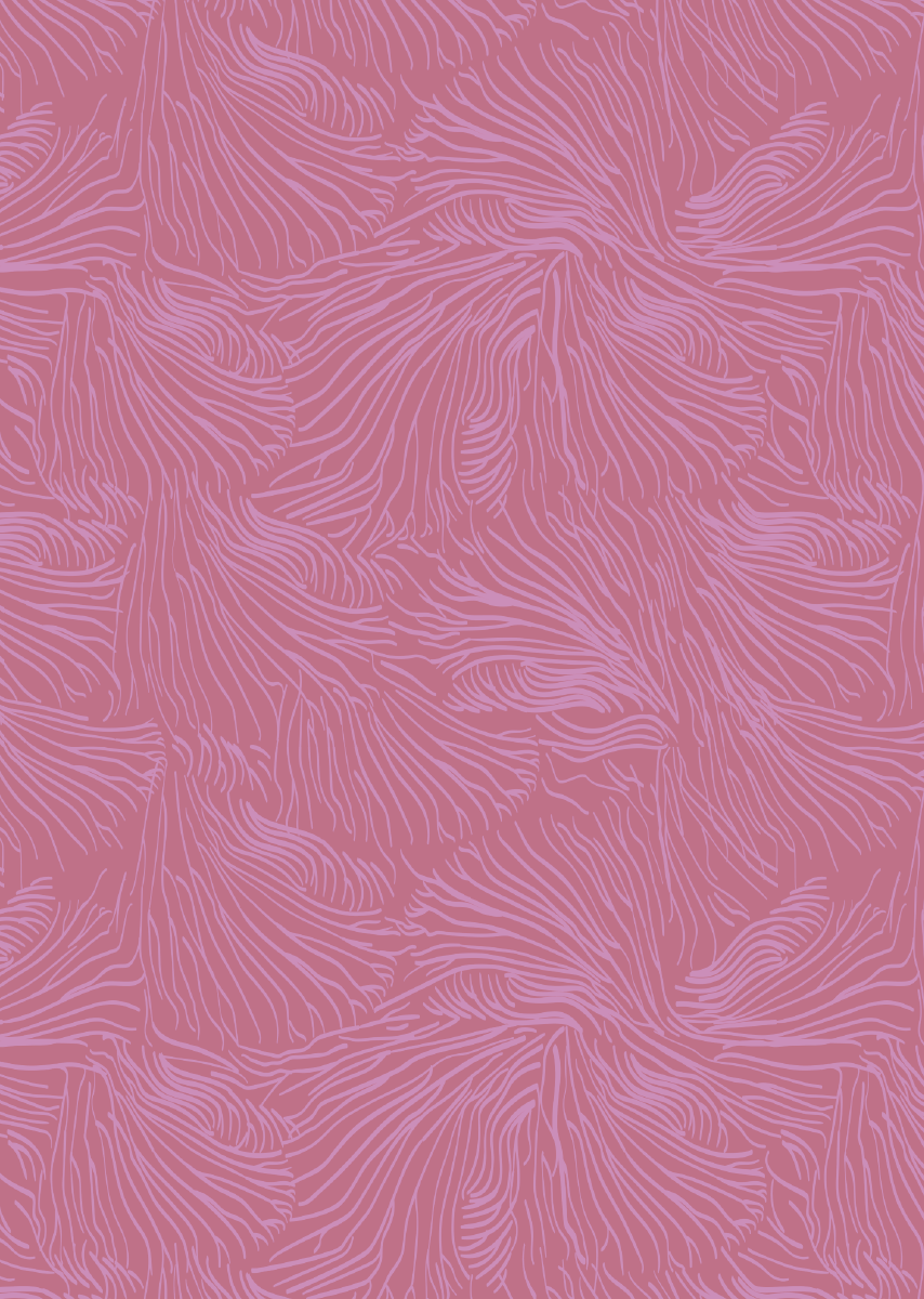 Bibelotte | Behang Mush fuchsia