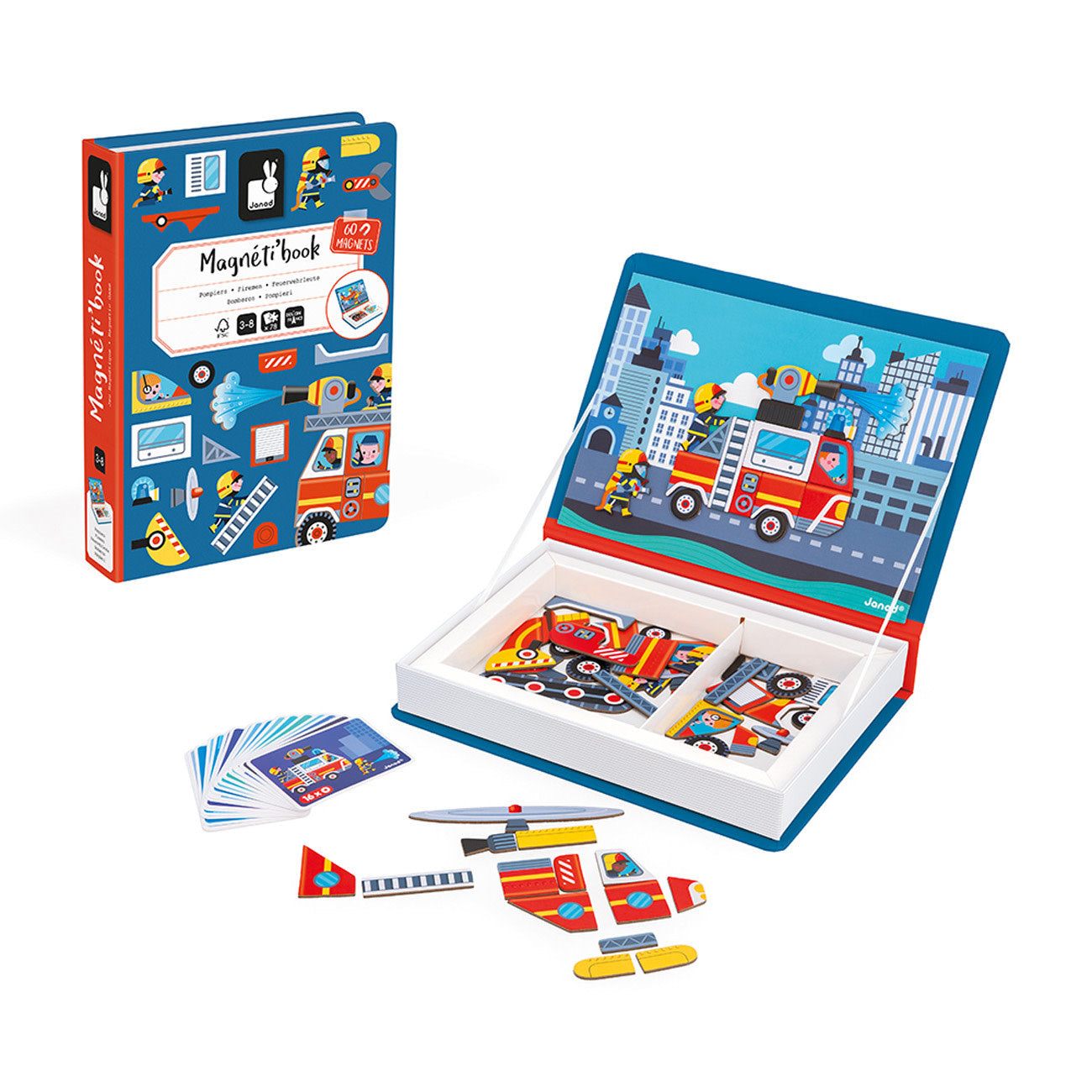 Janod | Magneetboek brandweer