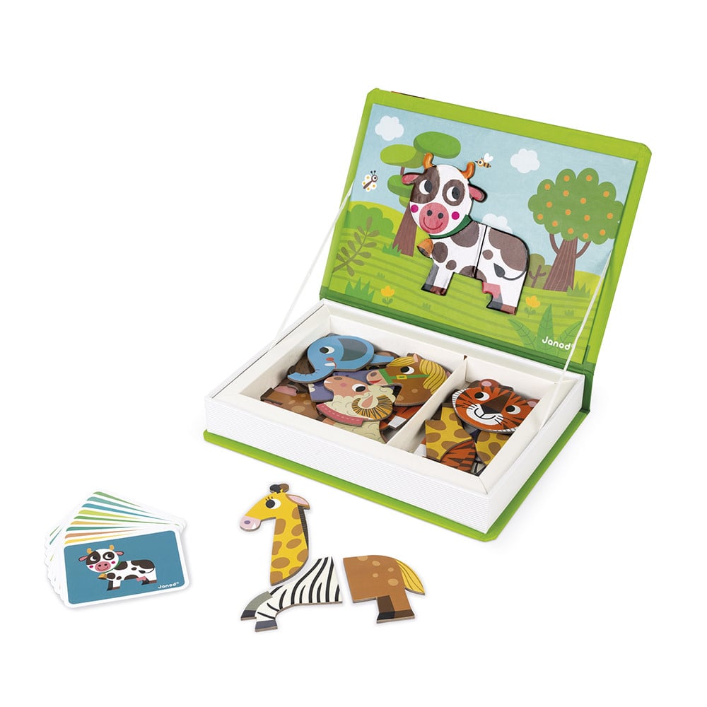 Janod | Magneetboek dieren