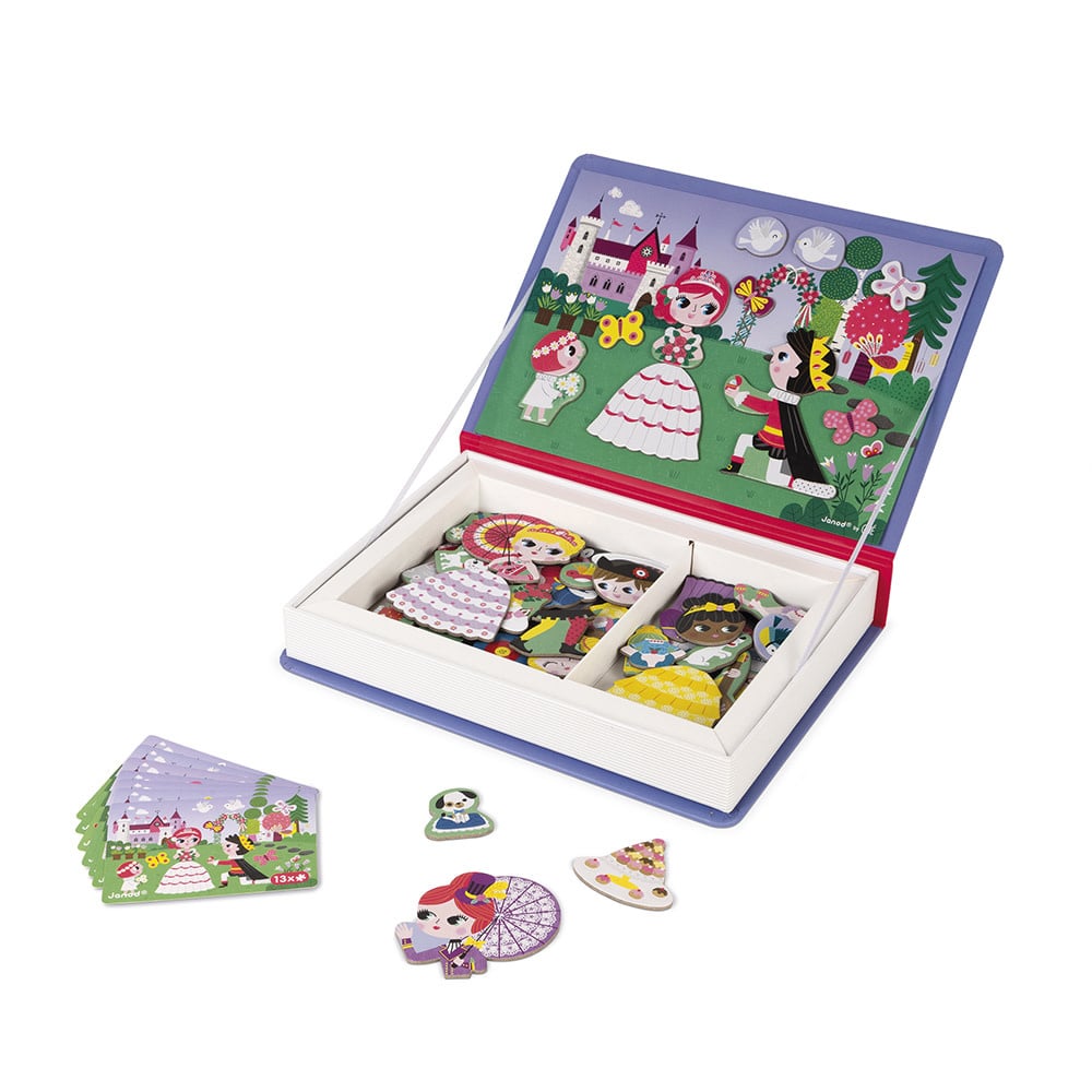 Janod | Magneetboek prinsessen