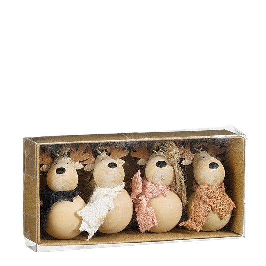 Selected By | Hertjes 4 stuks in doosje