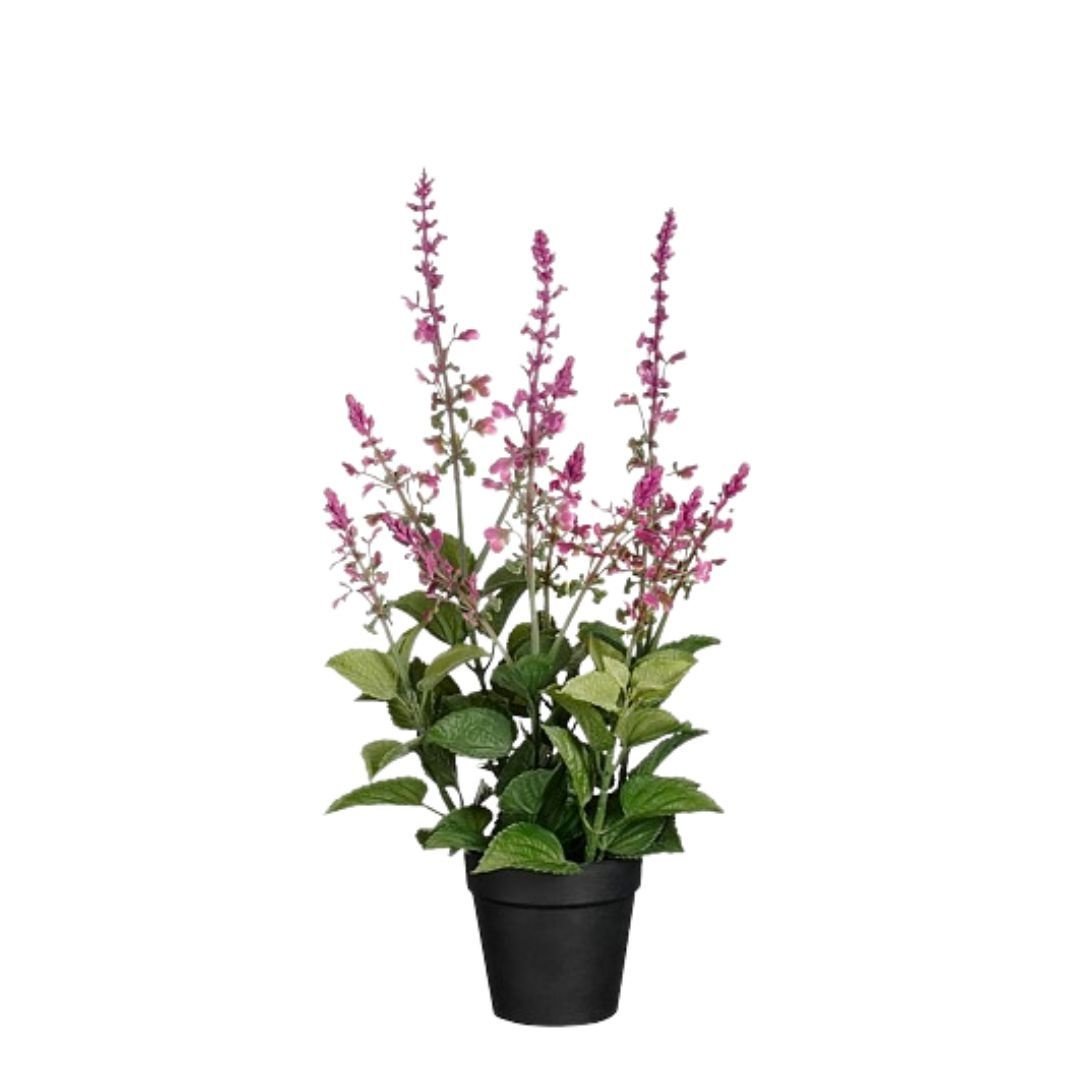 Selected By | Kunstplant coleus donkerroze 43cm