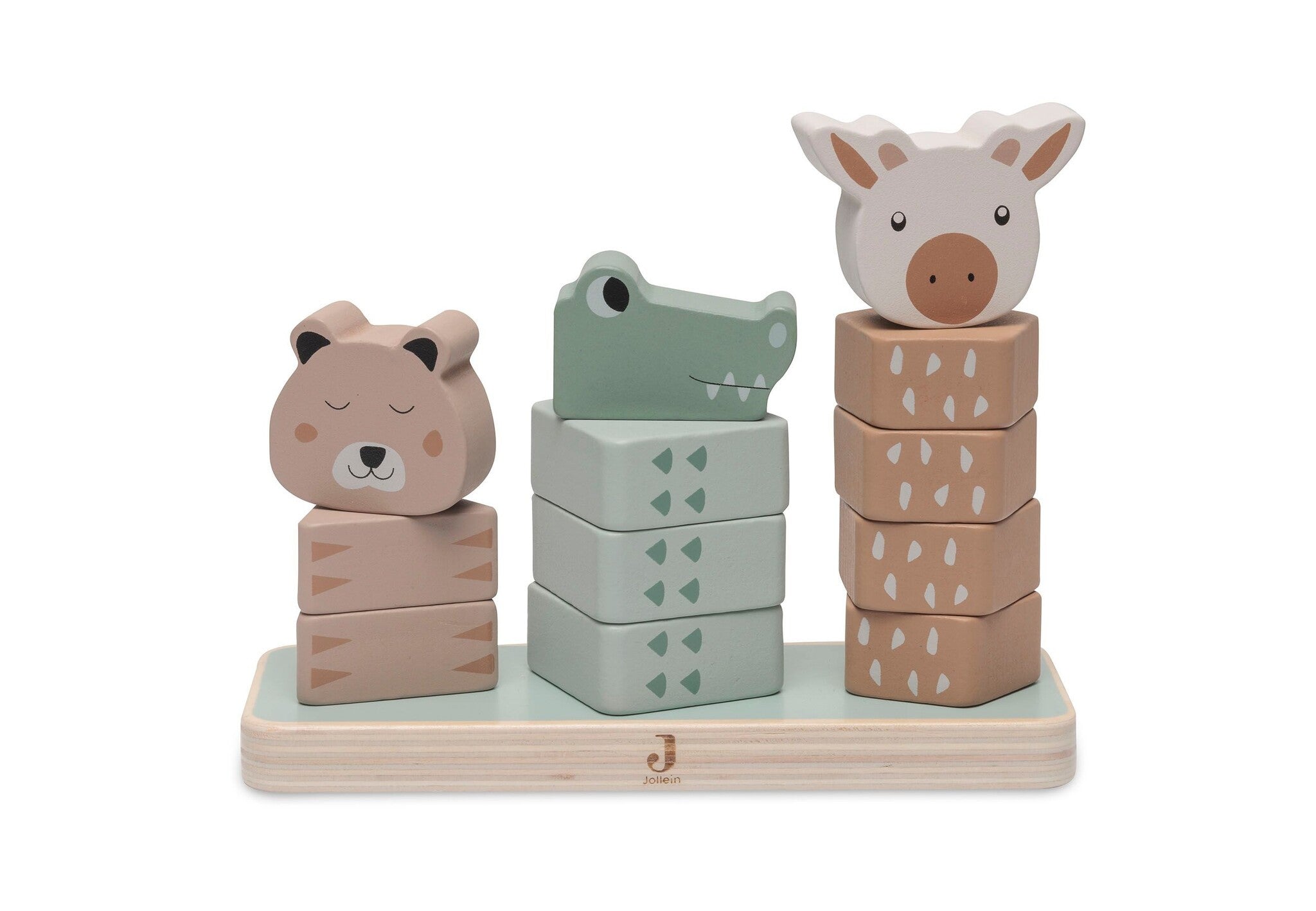 Jollein | Houten stapeltoren jungle jambo