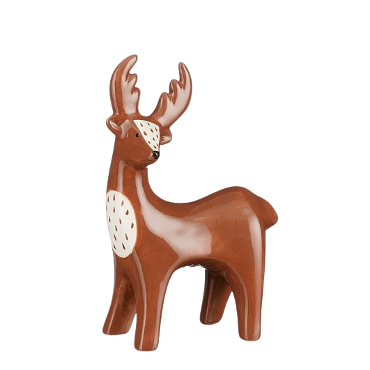 Selected By | Decoratie hert bruin 16.5cm