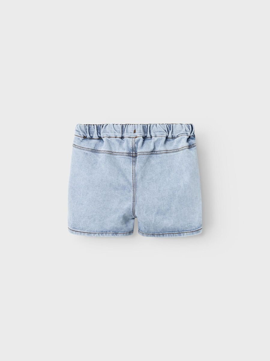 Lil Atelier | Short ben light blue denim