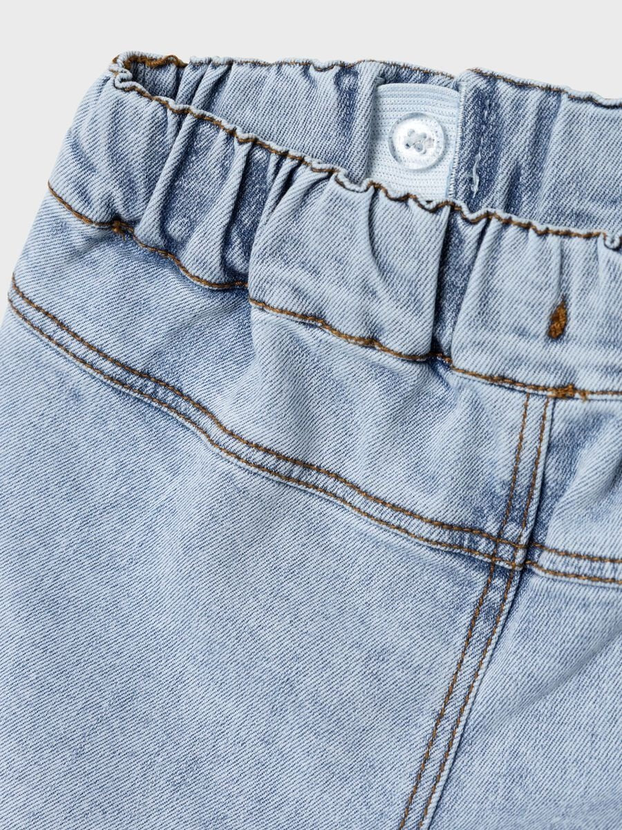 Lil Atelier | Short ben light blue denim