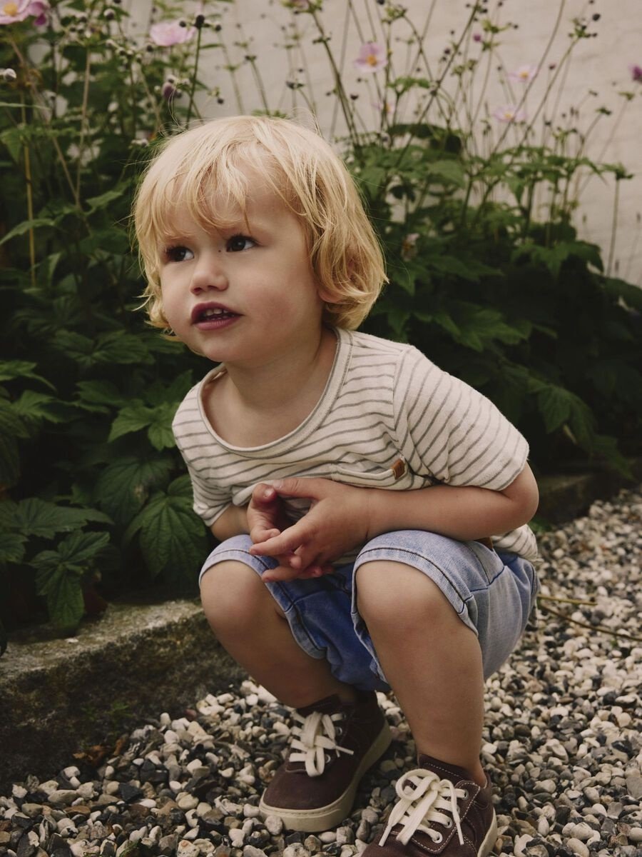 Lil Atelier | Short ben light blue denim