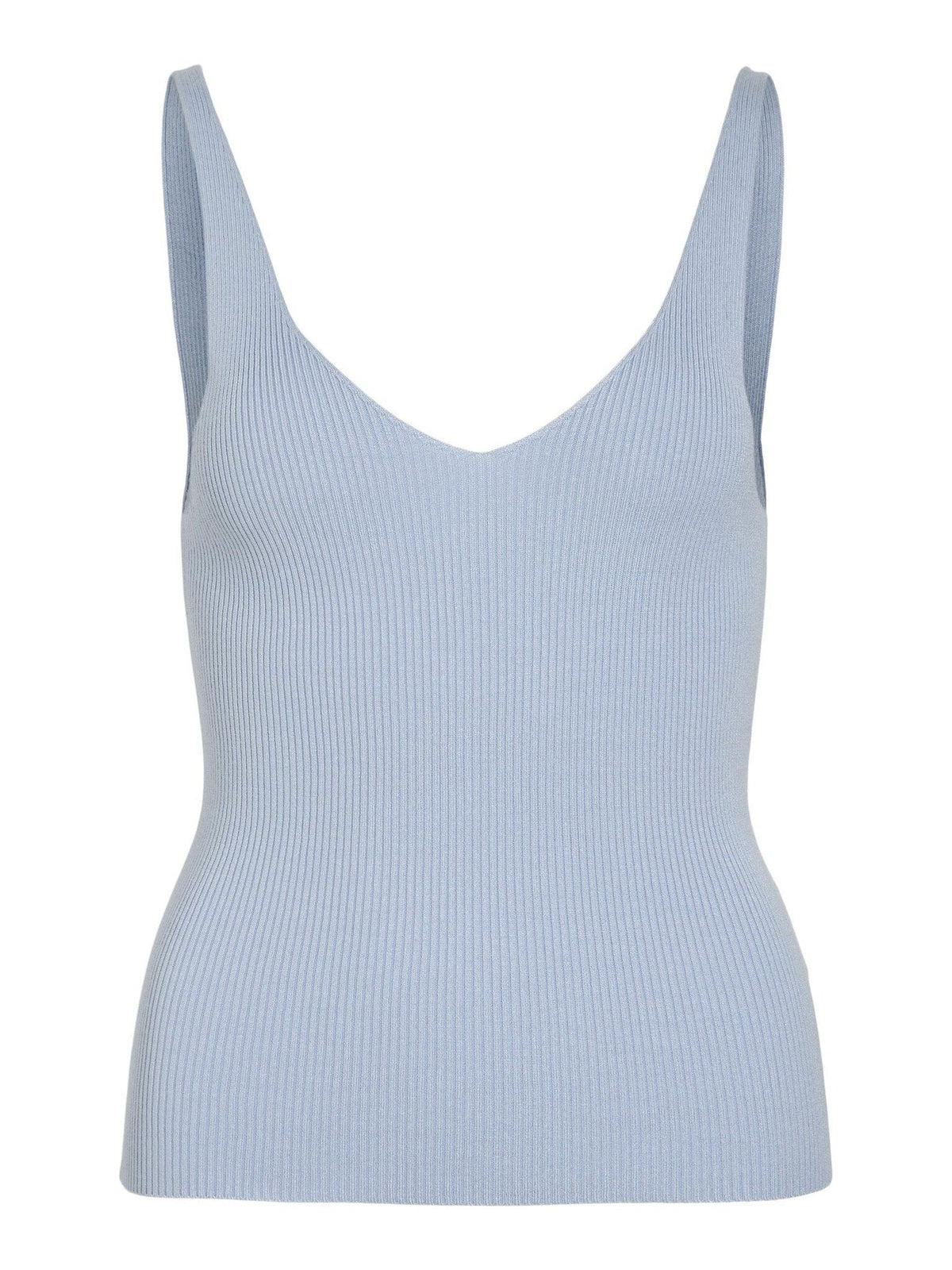 Vila | Top Wennie zacht blauw