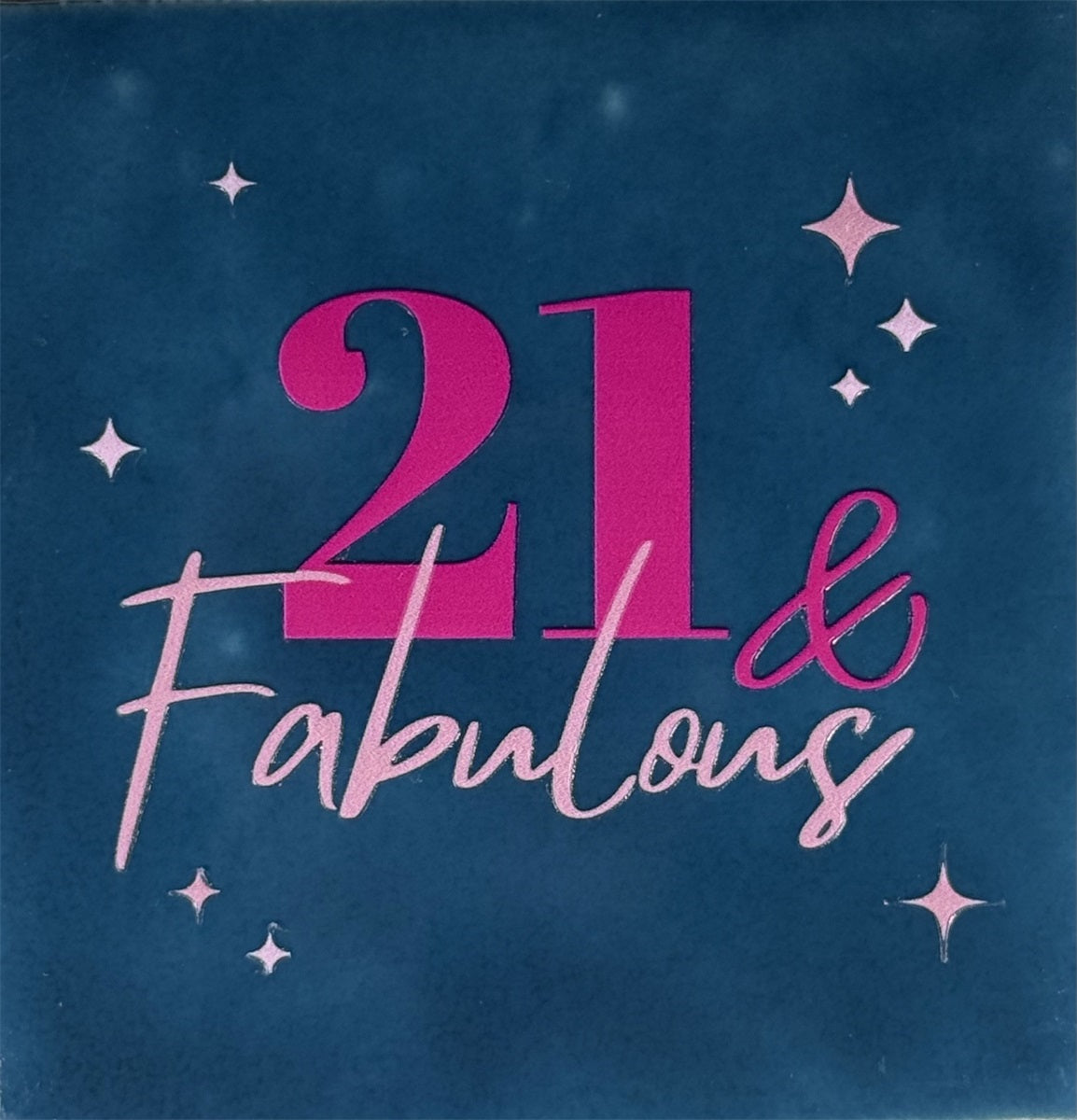 Yett | Tegeltje Blauw 21 fabulous roze