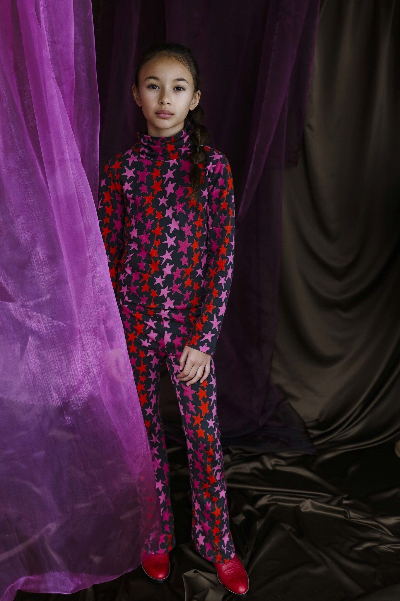 Ammehoela | Longsleeve lou stars print