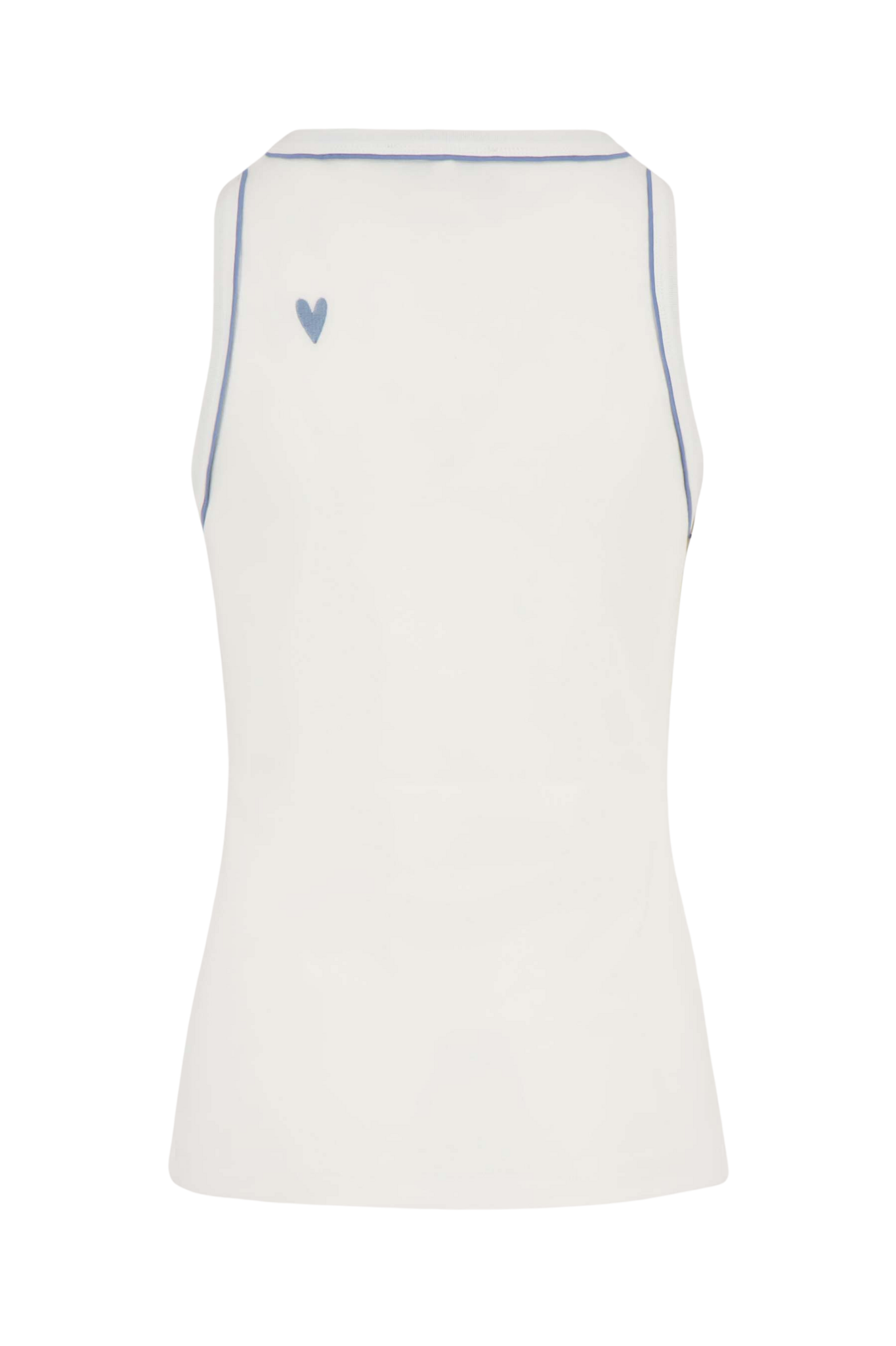 Zusss | Tanktop met piping white