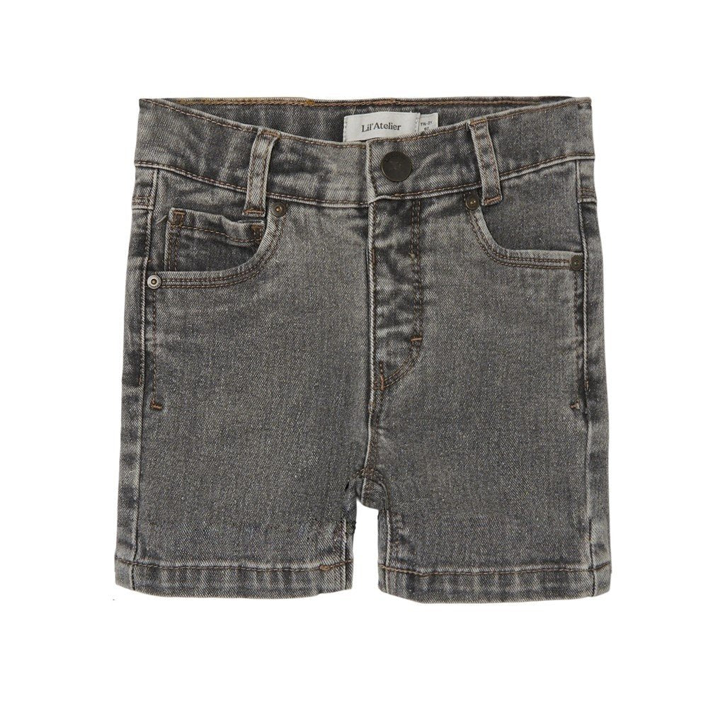 Lil Atelier | Short ryan light grey denim