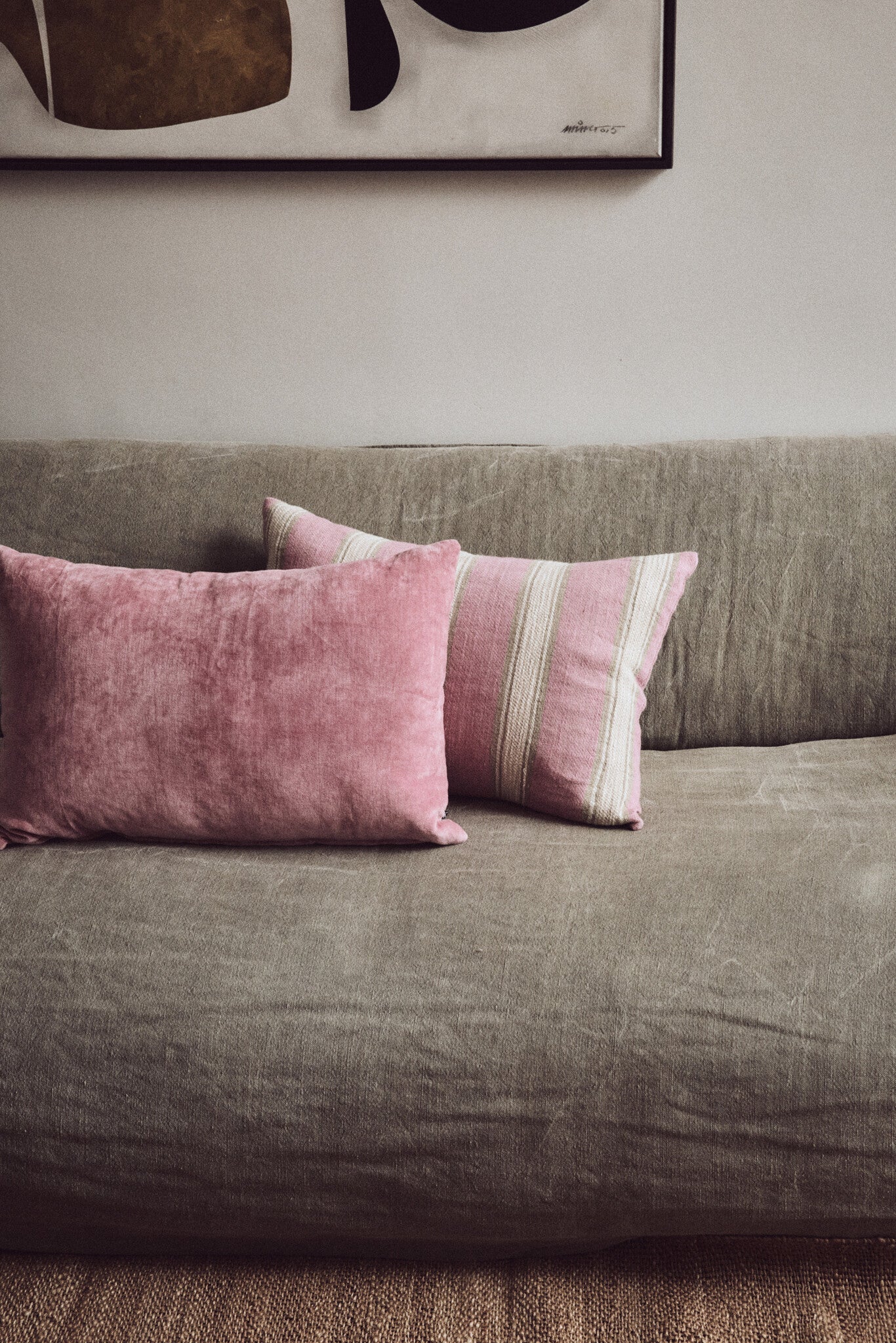 HK Living | Kussen velvet rose 60x40cm
