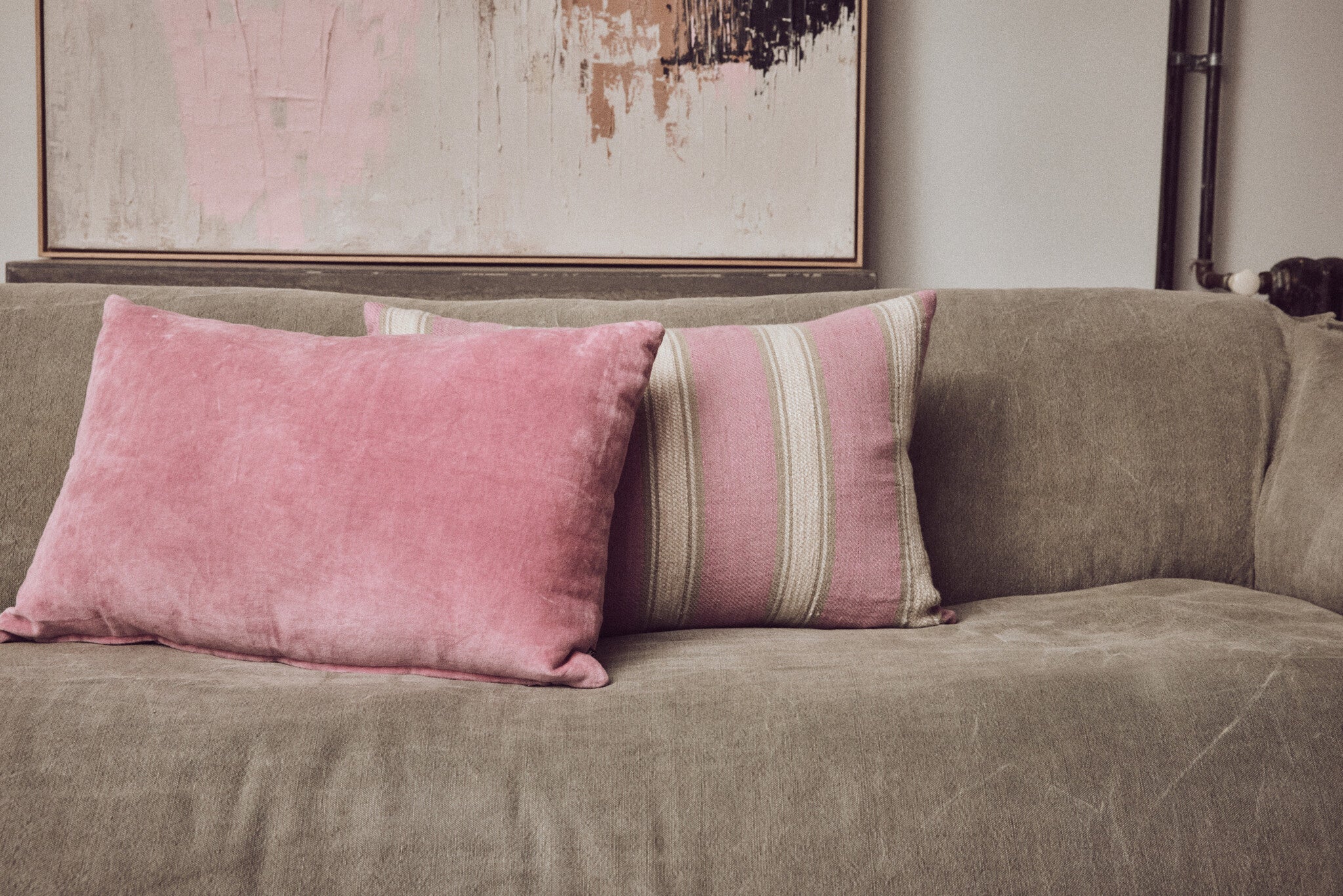 HK Living | Kussen velvet rose 60x40cm