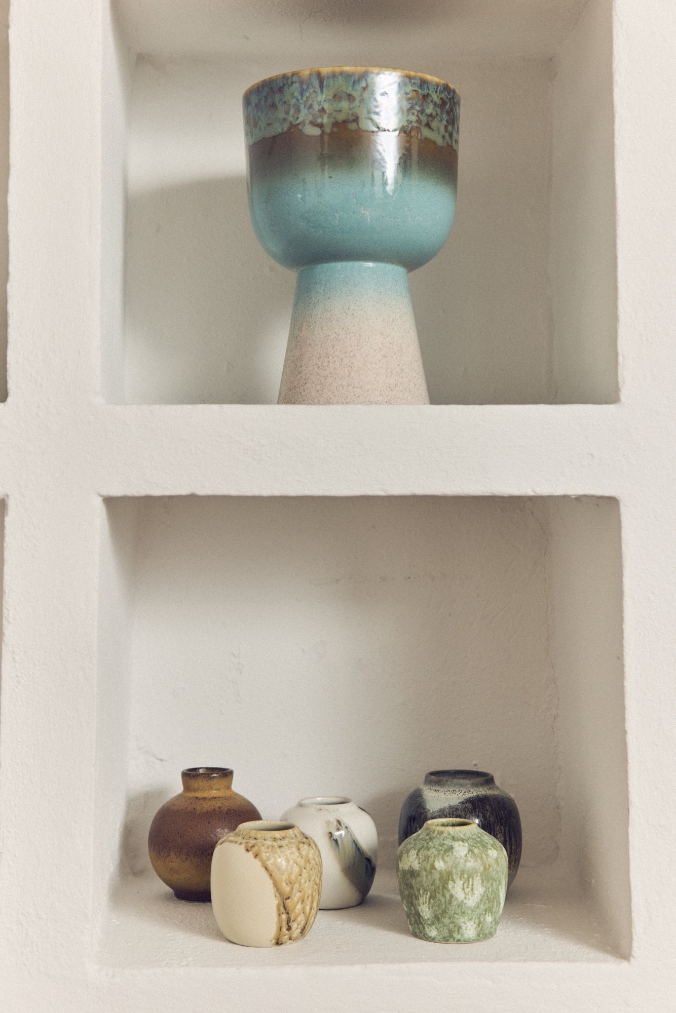HK Living | 70's servies vaasjes Pursuit set van 5