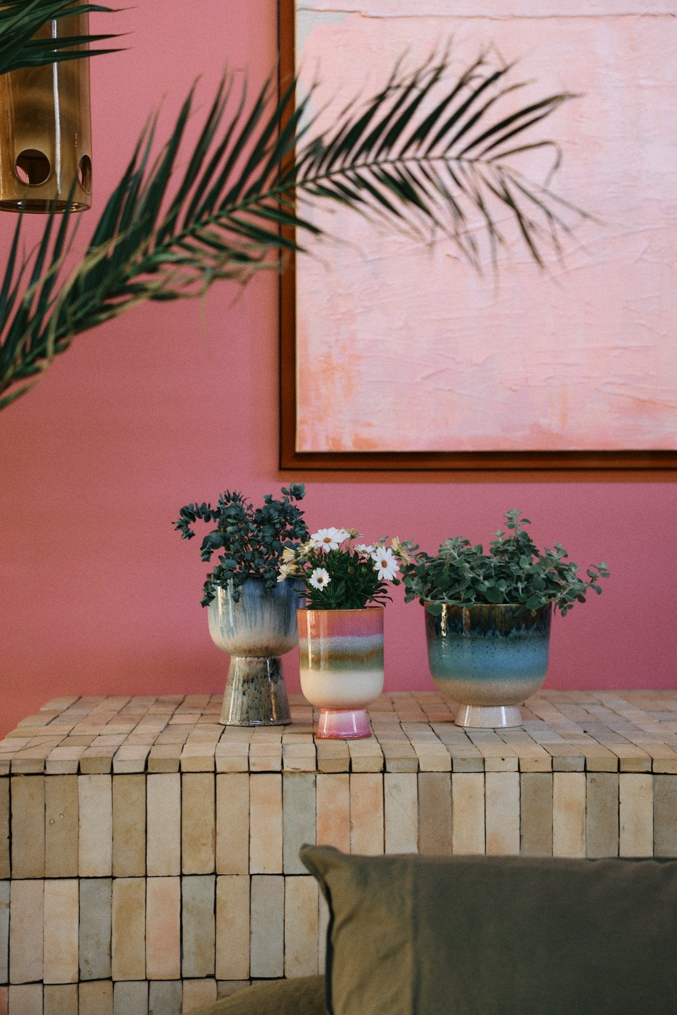 HK Living | 70's servies retro pot rosefield