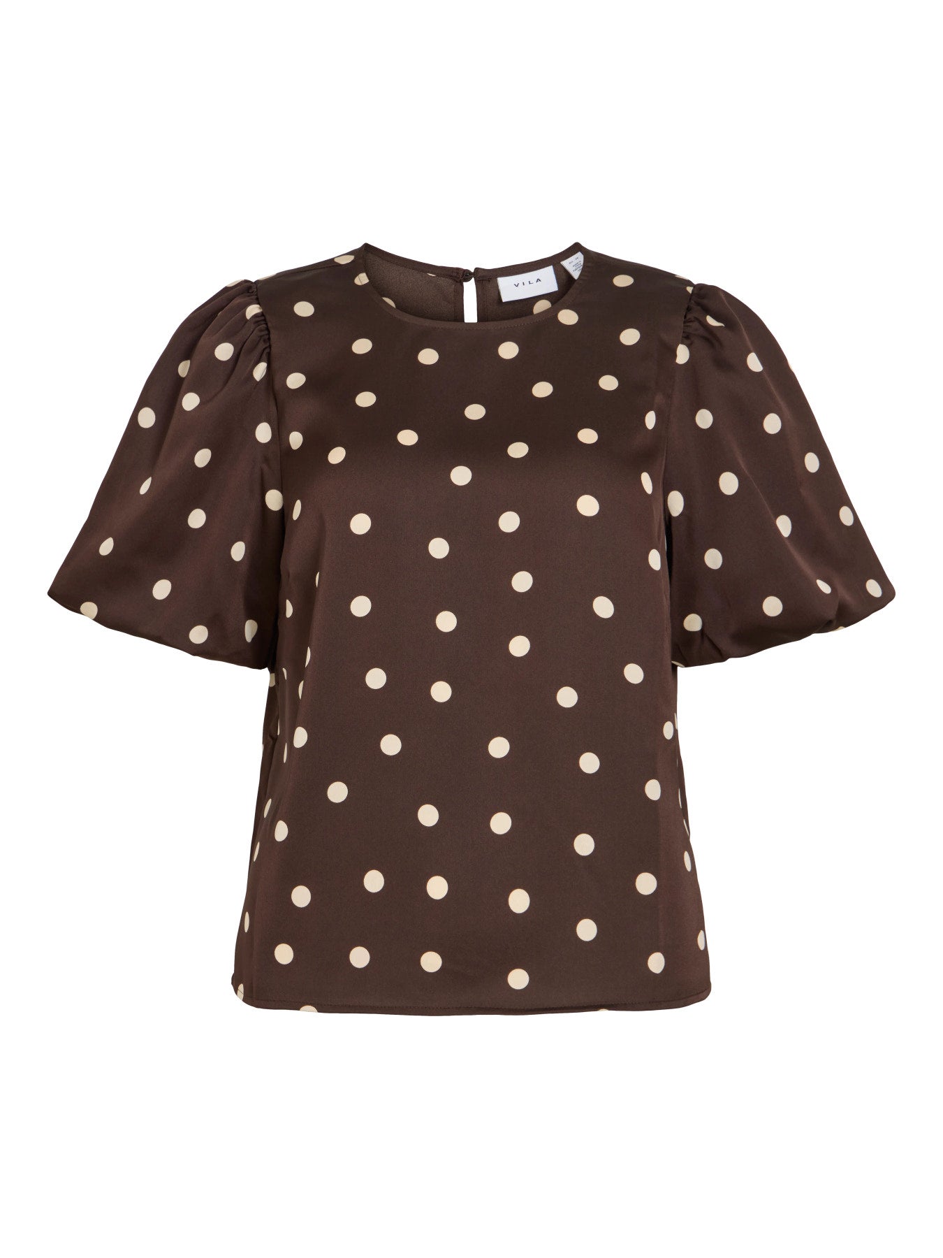 Vila | Top Viellette coffee bean dots NOOS