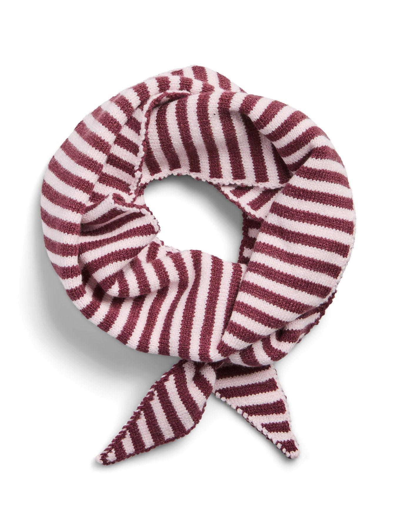 Pieces | Sjaaltje Komma Triangle tawny port pink NOOS