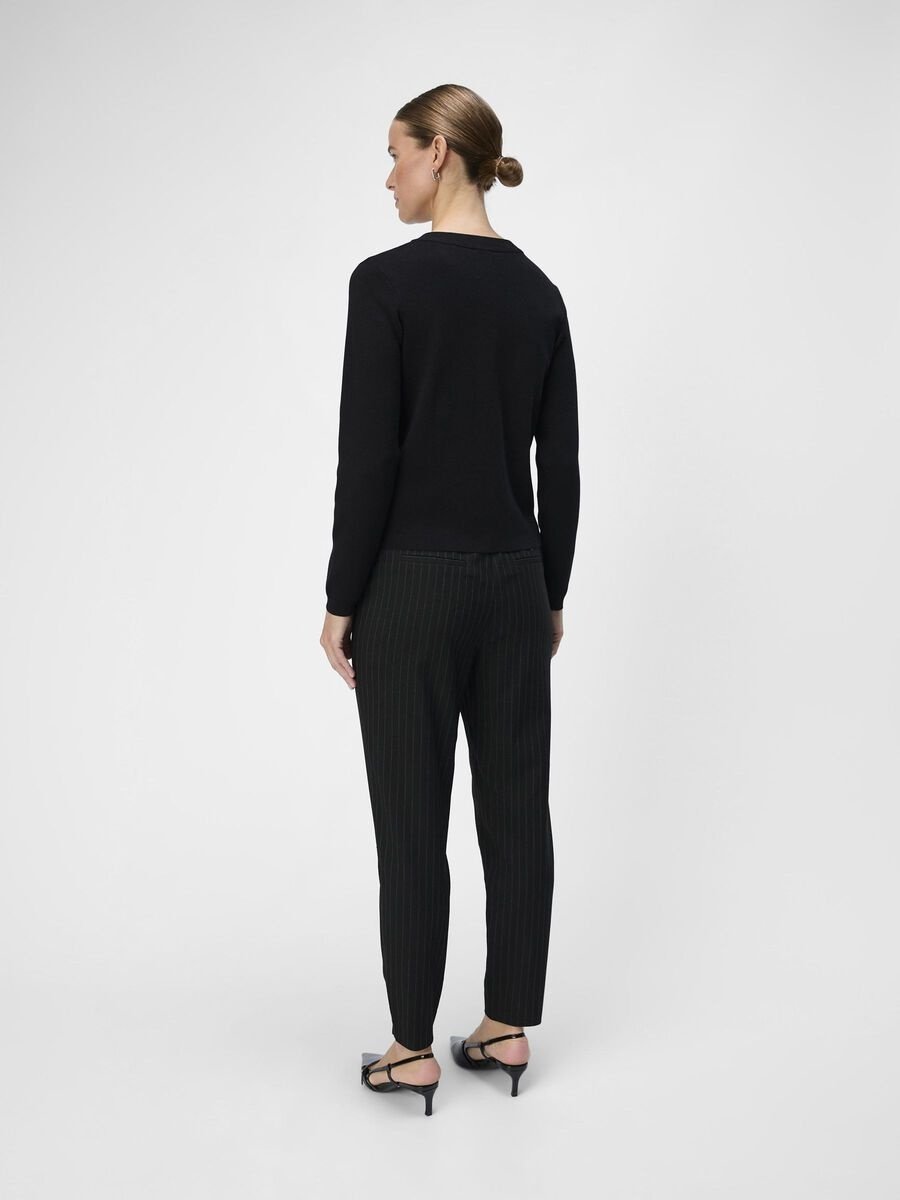 Object | Broek Lisa slim black/grey
