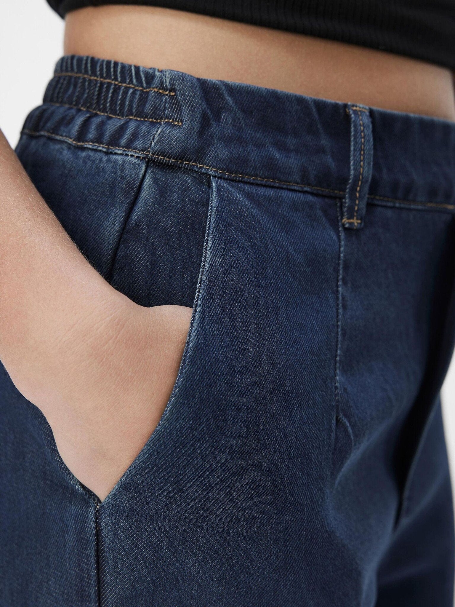 Object | Pantalon frame Lisa dark blue denim