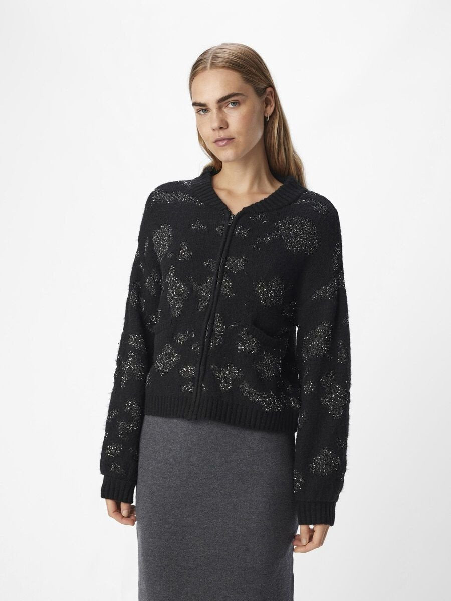 Object | Vest Alora zwart glitter