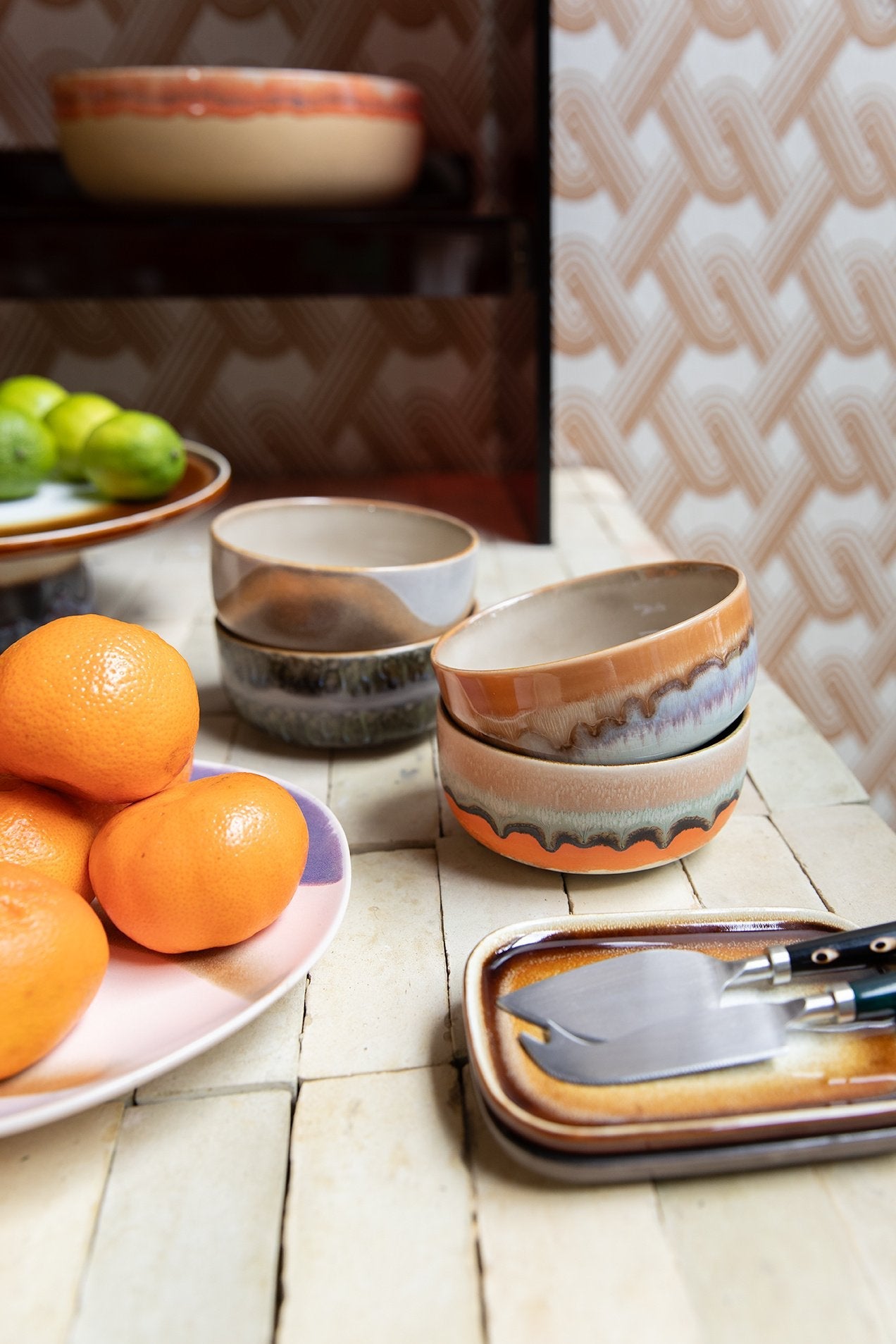 HK Living | 70's servies dessertkom Burst