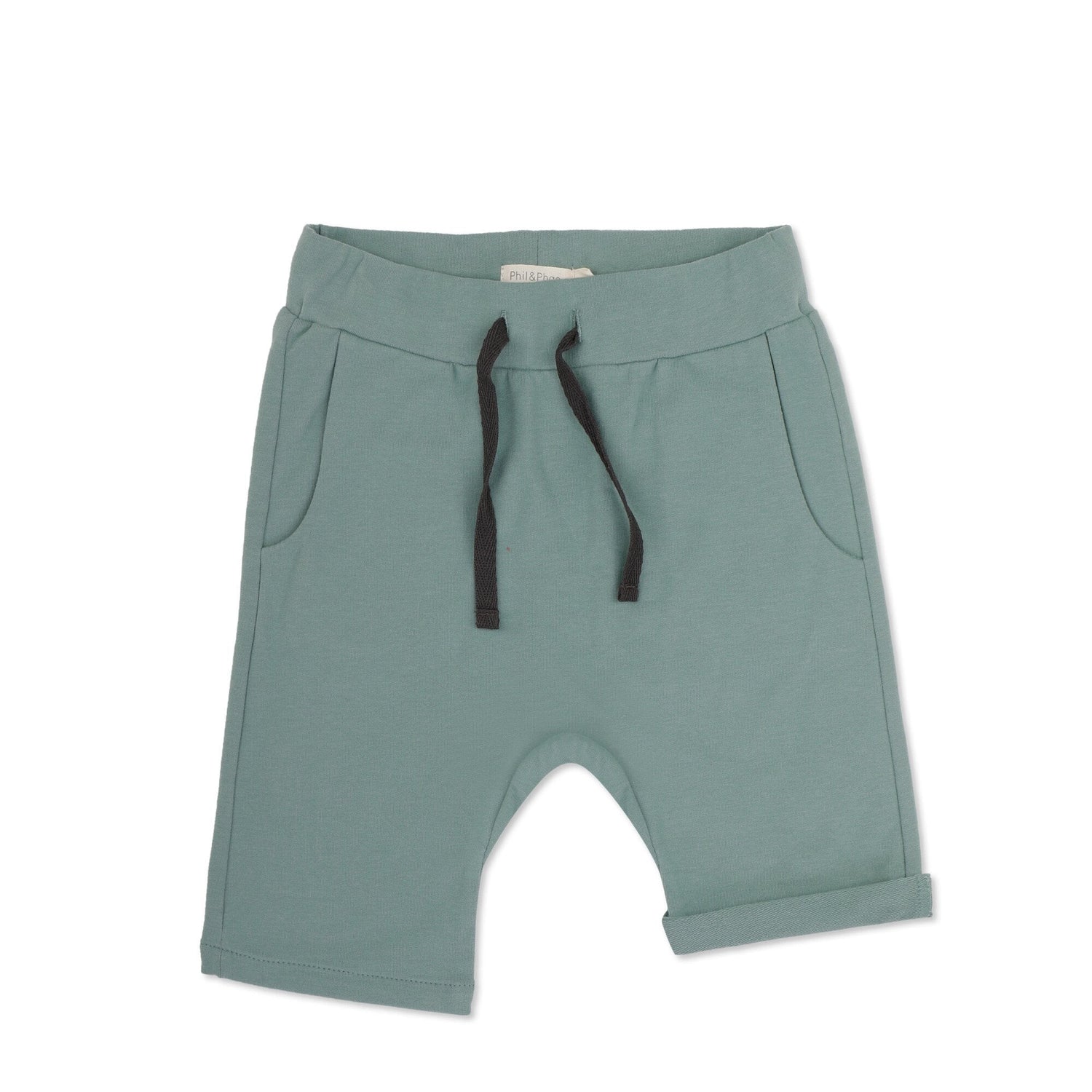 Phil&Phae | Short drop crotch blauw sea glass